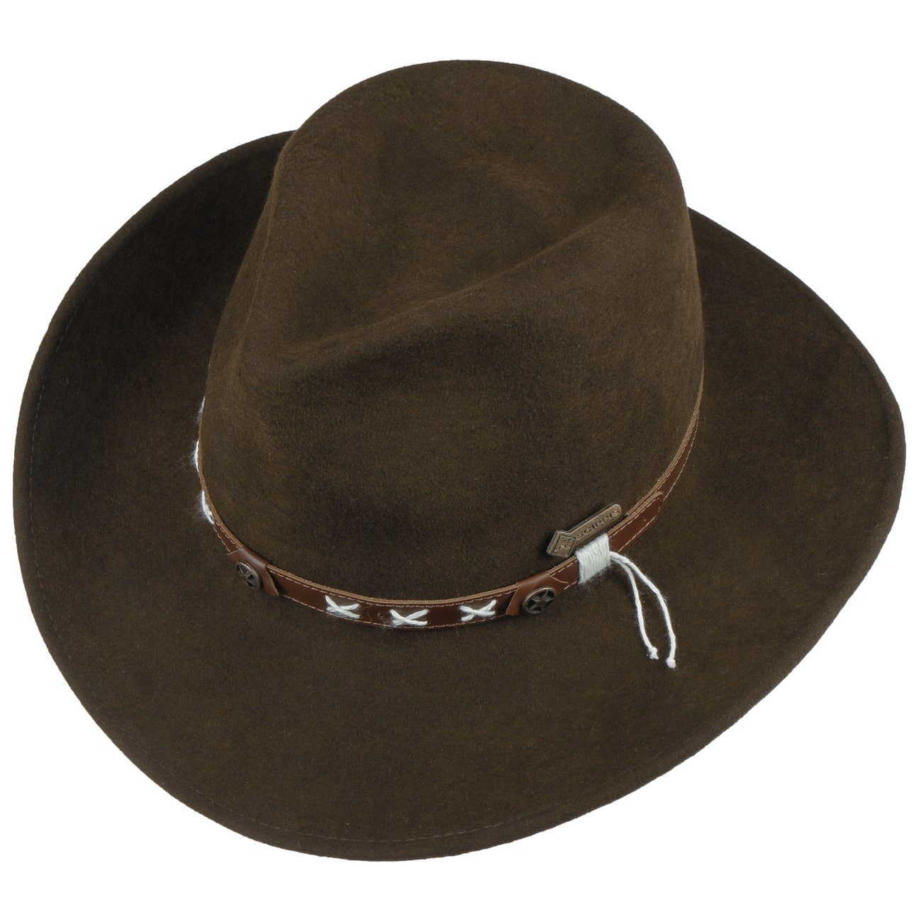 Scippis Cowboyhut (1-St) Cowboyhut mit Lederband, günstig online kaufen