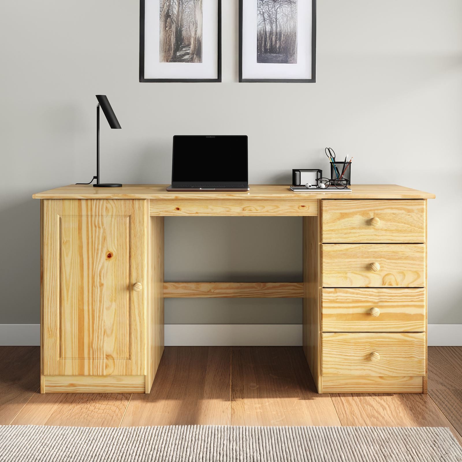 IDIMEX Schreibtisch MANAGER, Bürotisch mit Stauraum, 4 Schubladen und Fach günstig online kaufen