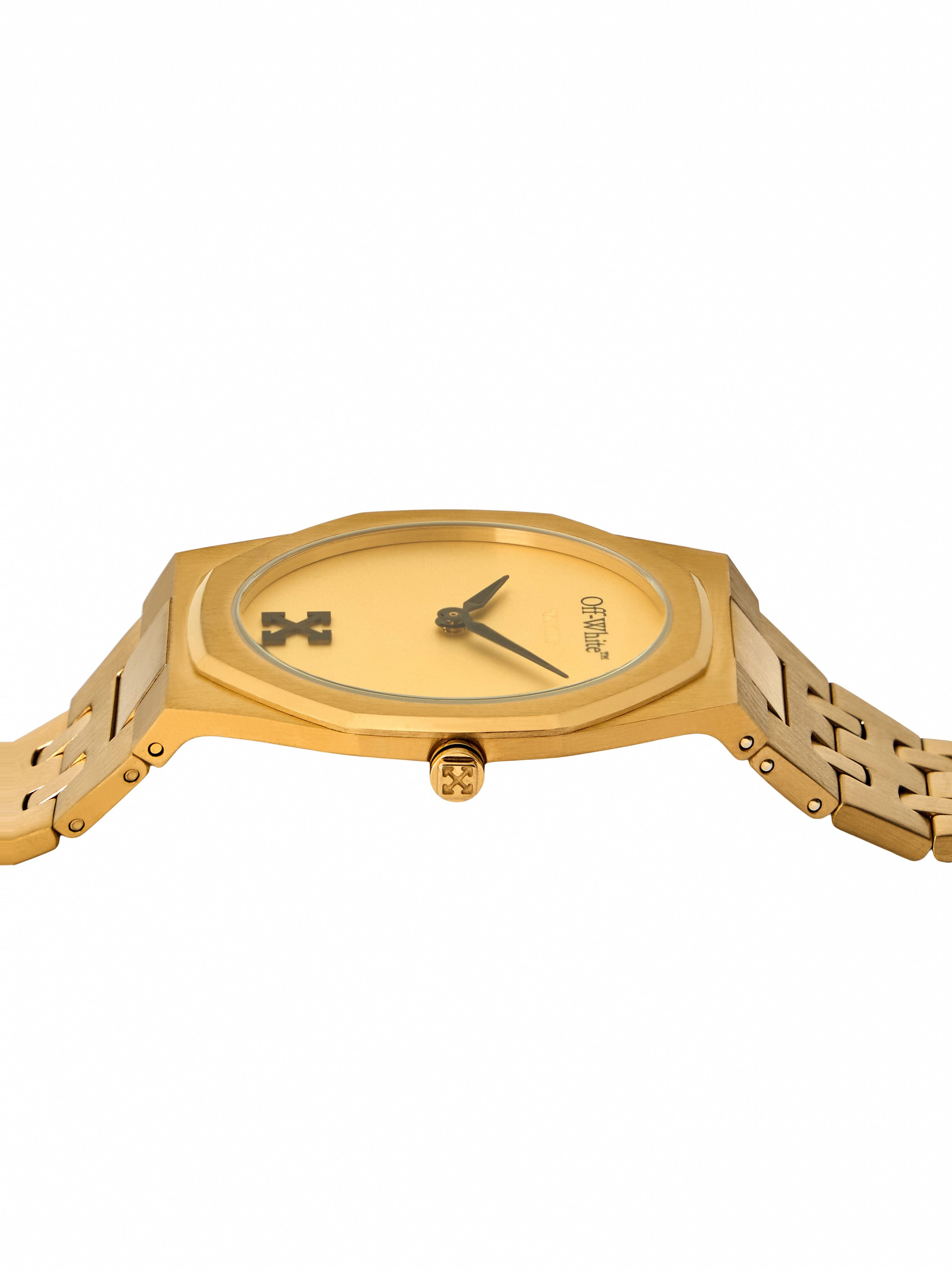OFF-WHITE Quarzuhr ON TIME OW1G018M0035, Armbanduhr, Herrenuhr, Edelstahlarmband, analog