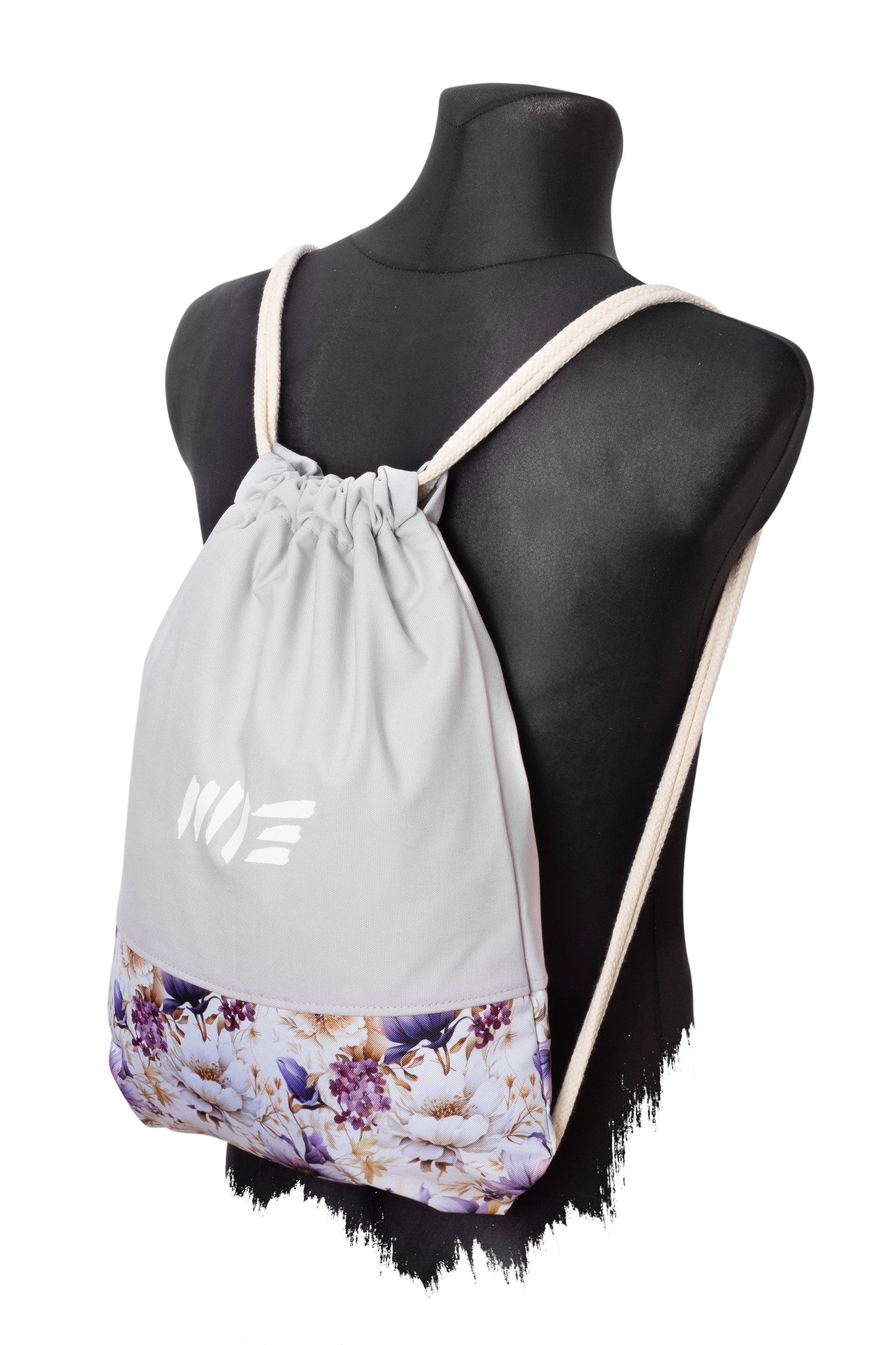 Manufaktur13 Turnbeutel Floral Sports Bag - Sportbeutel, Gymbag, mit Blumenmuster