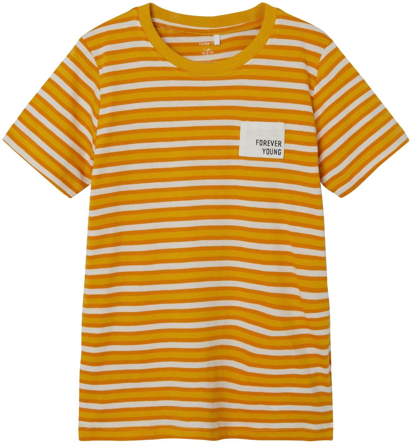 Mustard SS Spicy Name PB NKMDIK It TOP Kurzarmshirt