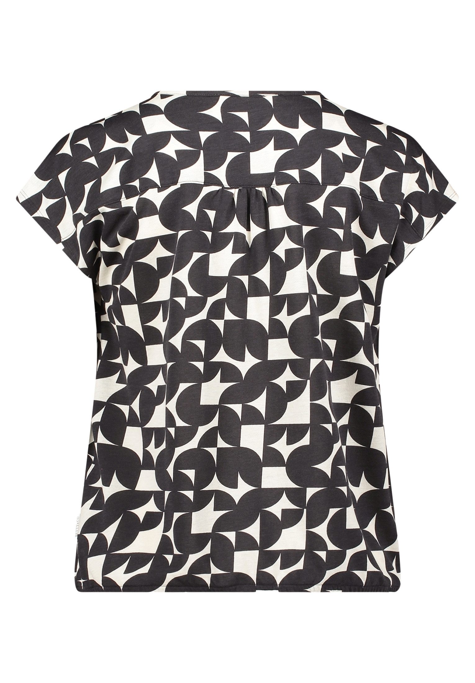 Betty&Co Kurzarmshirt Damen mit Gummizug (1-tlg)