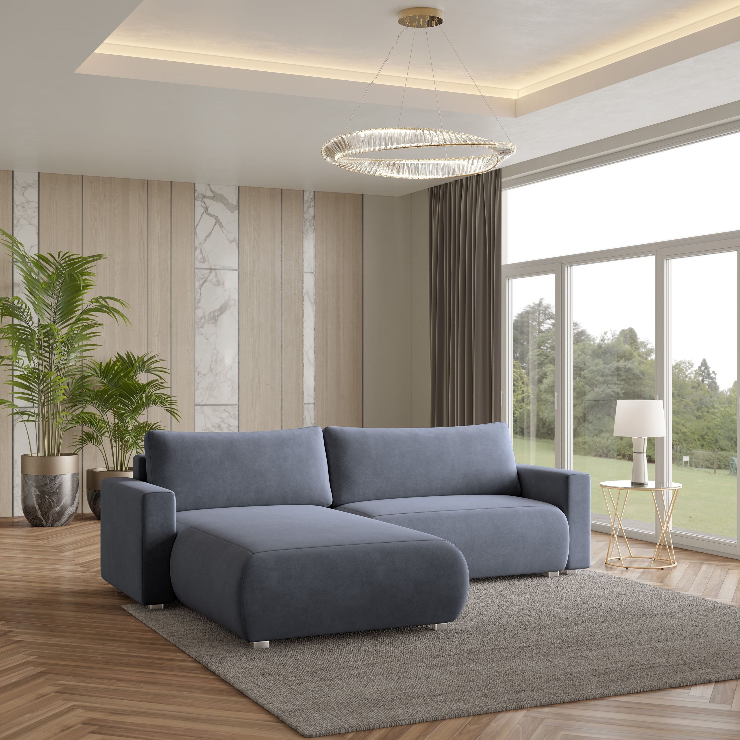Masseno Ecksofa TURIN mit Schlaffunktion L-Form, günstig online kaufen