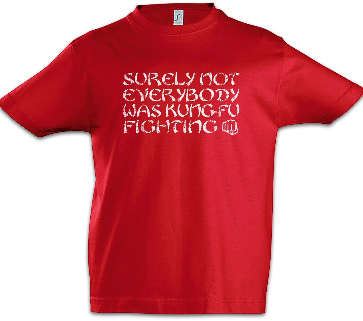 Print-Shirt Kung-Fu Fighting Kinder T-Shirt Martial Arts Kung Bruce Fu Fight Lee