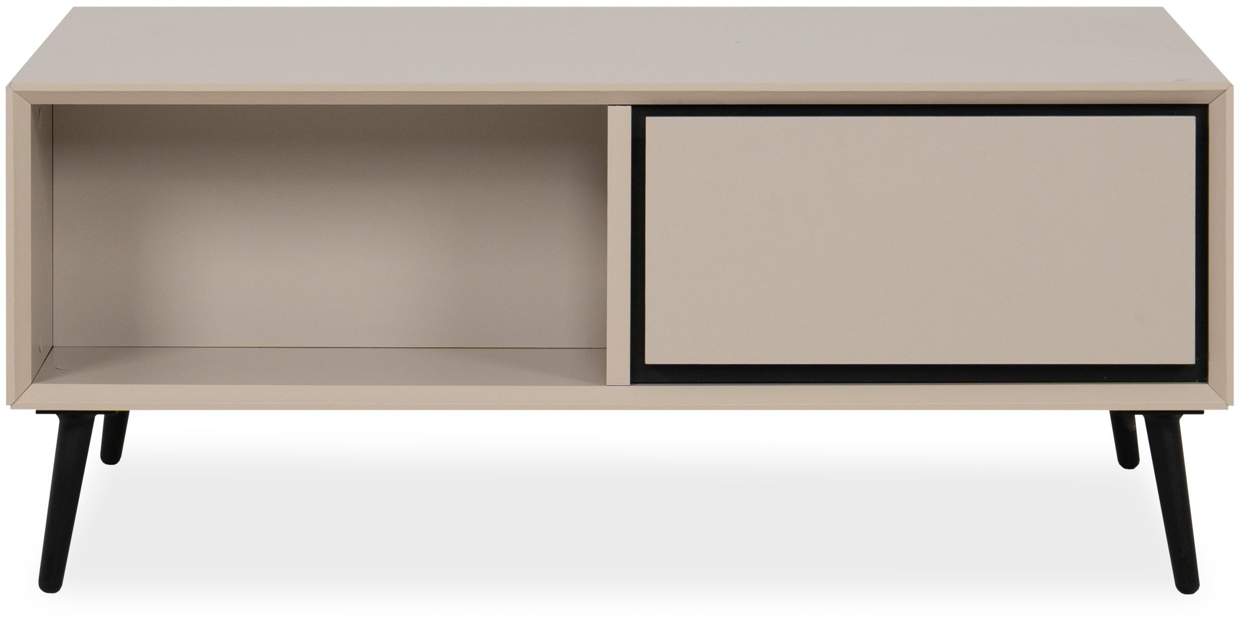 Finori Couchtisch, sand / schwarz B x H x T ca. 94 x 40 x 55 cm