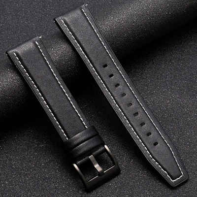 ELEKIN Smartwatch-Armband »Armband 22mm Lederarmband Ersatzarmband für Huawei GT 2 46mm/GT 2e«