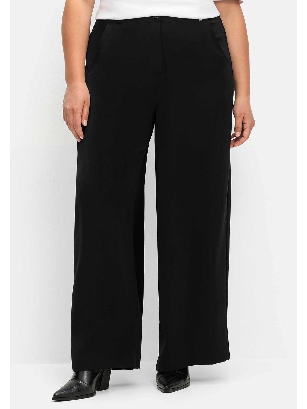 Sheego Anzughose Große Größen High-Waist, im Curvy-Schnitt ELLA