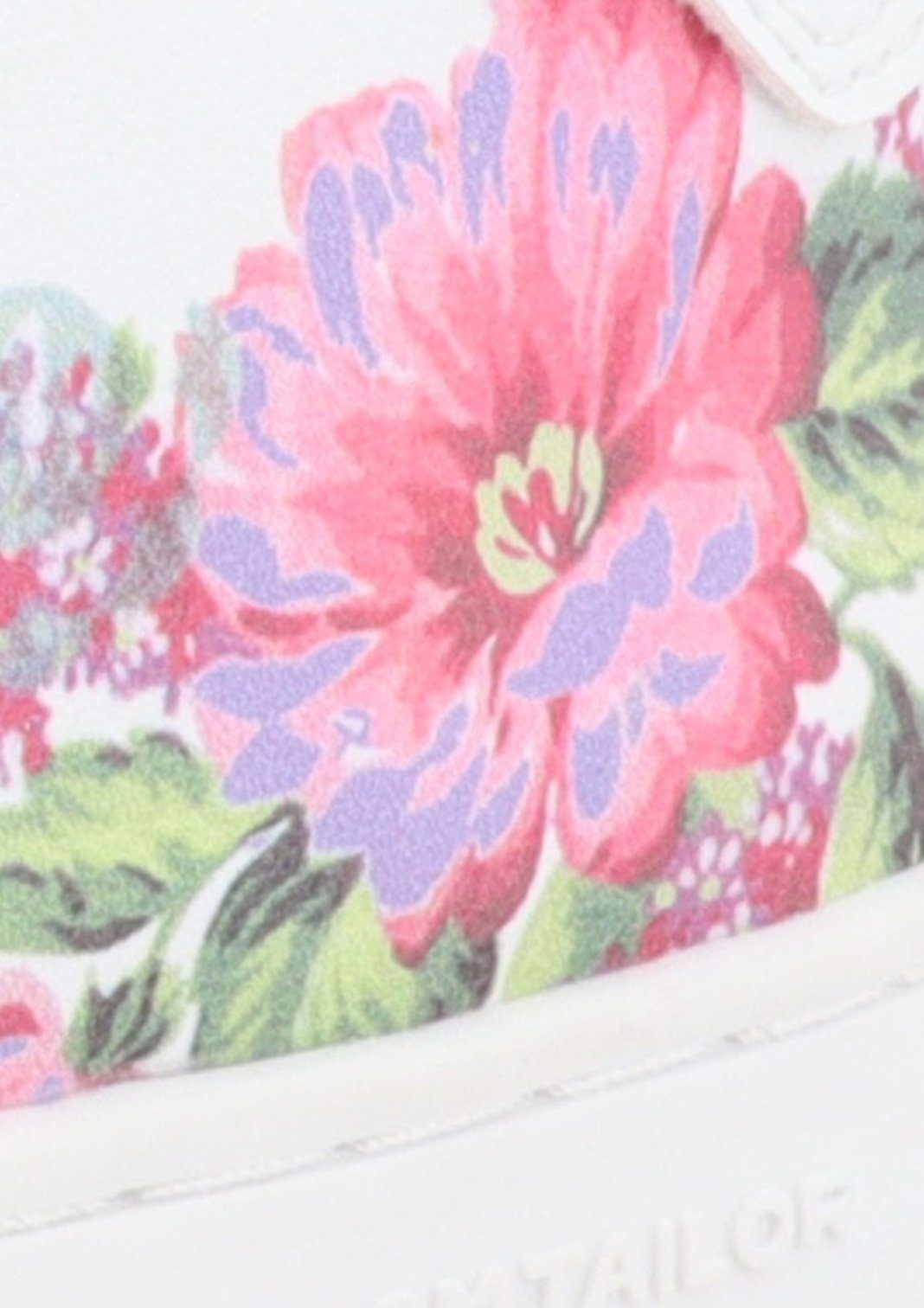 TOM TAILOR Plateausneaker mit buntem Blütenprint, Freizeitschuh, Halbschuh, Schnürschuh