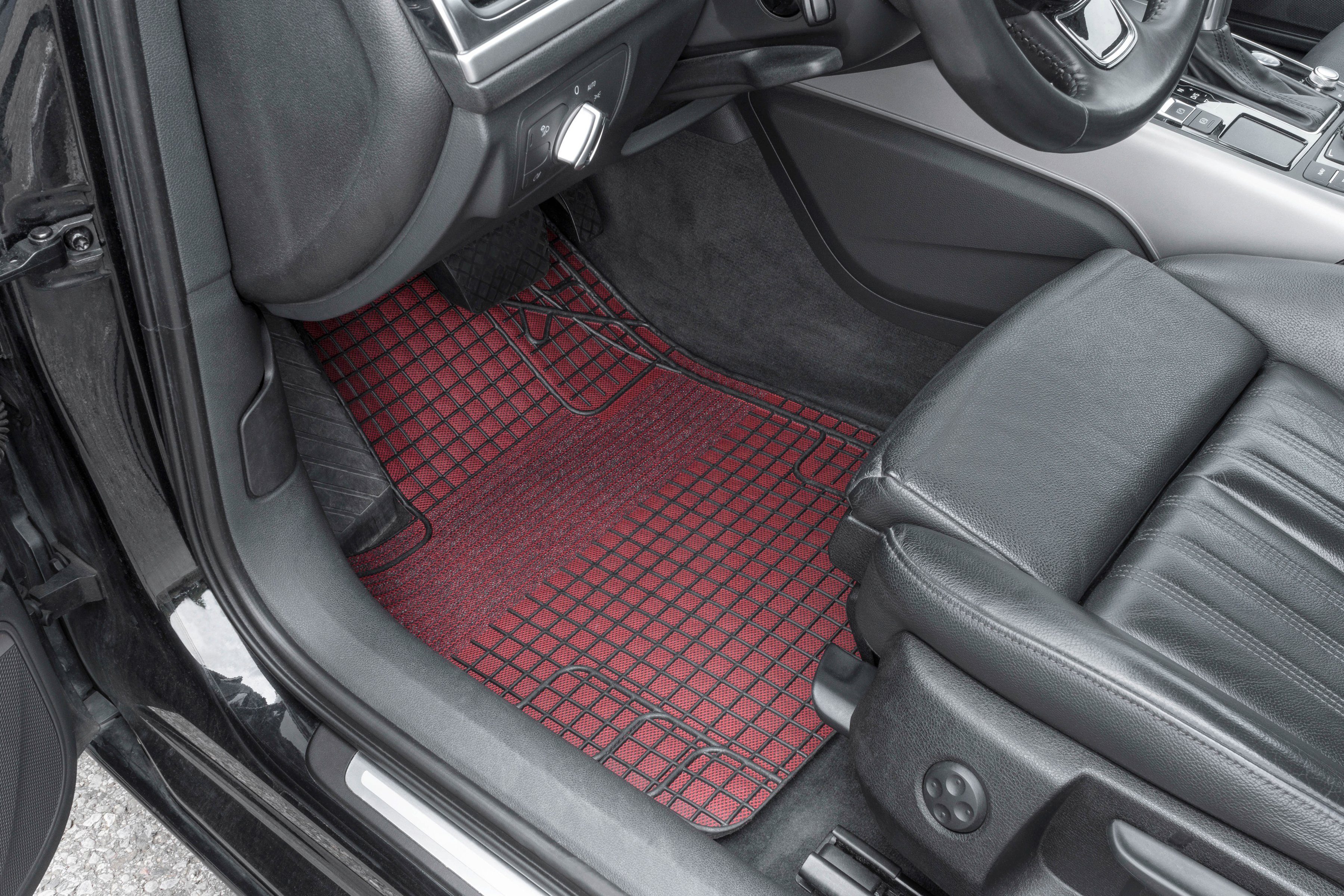 WALSER Universal-Fußmatten New Style (4 St), Kombi/PKW, universal passend,  Für alle gängigen Fahrzeuge geeignet
