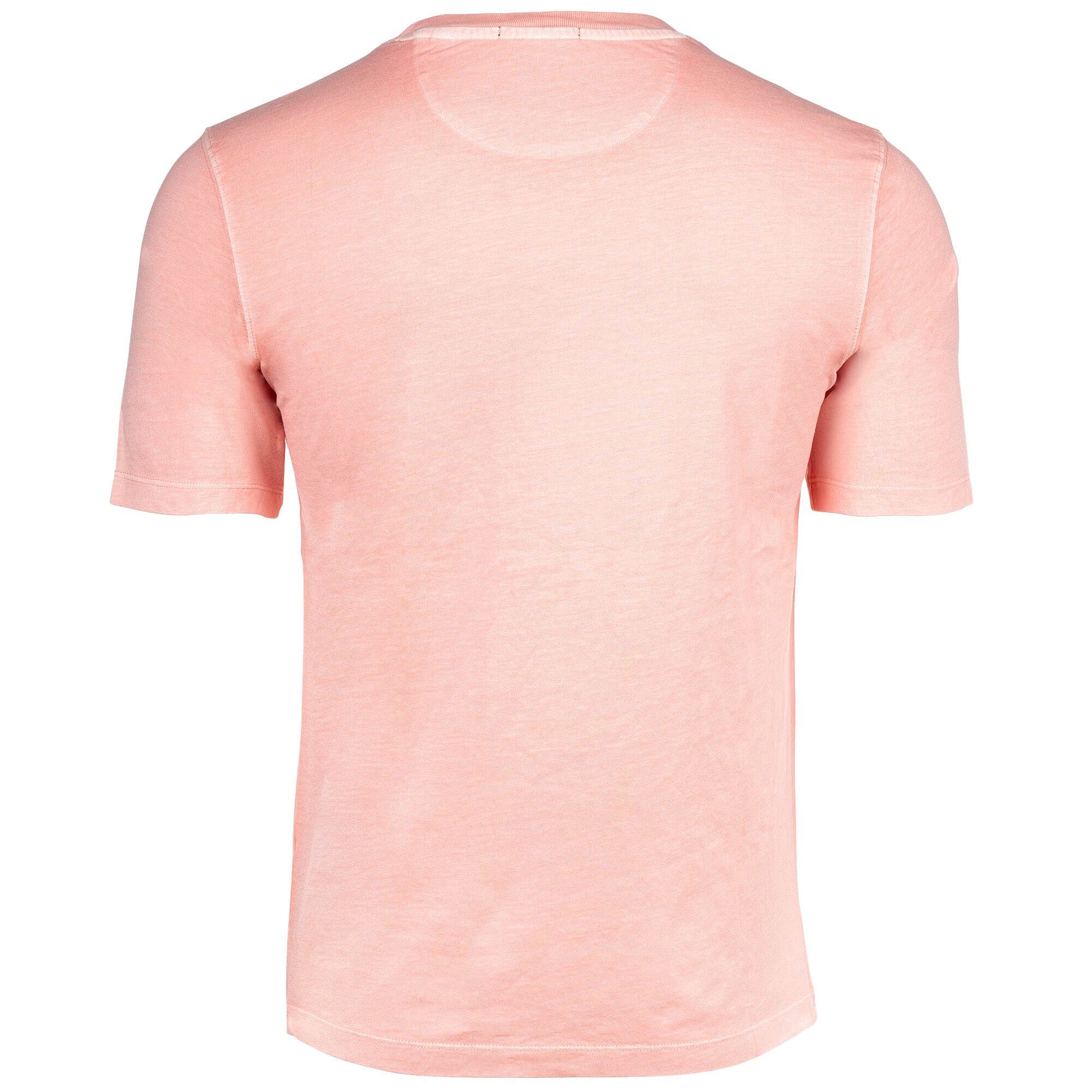 Scotch Soda Logo Dancer) T-Shirt T-Shirt (Pink Herren Pink & Regular Garment-Dyed - Fit
