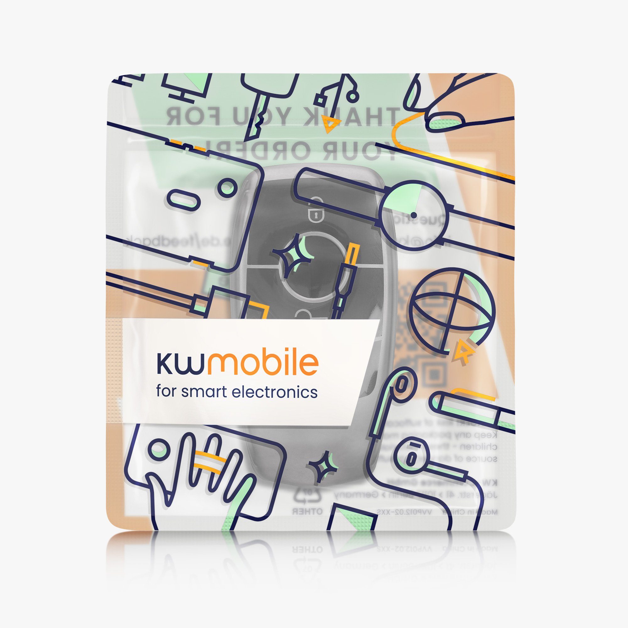 kwmobile Schlüsseltasche Autoschlüssel Hülle für Mercedes Benz (1-tlg), Schlüsselhülle Silikon Case Schlüssel Cover