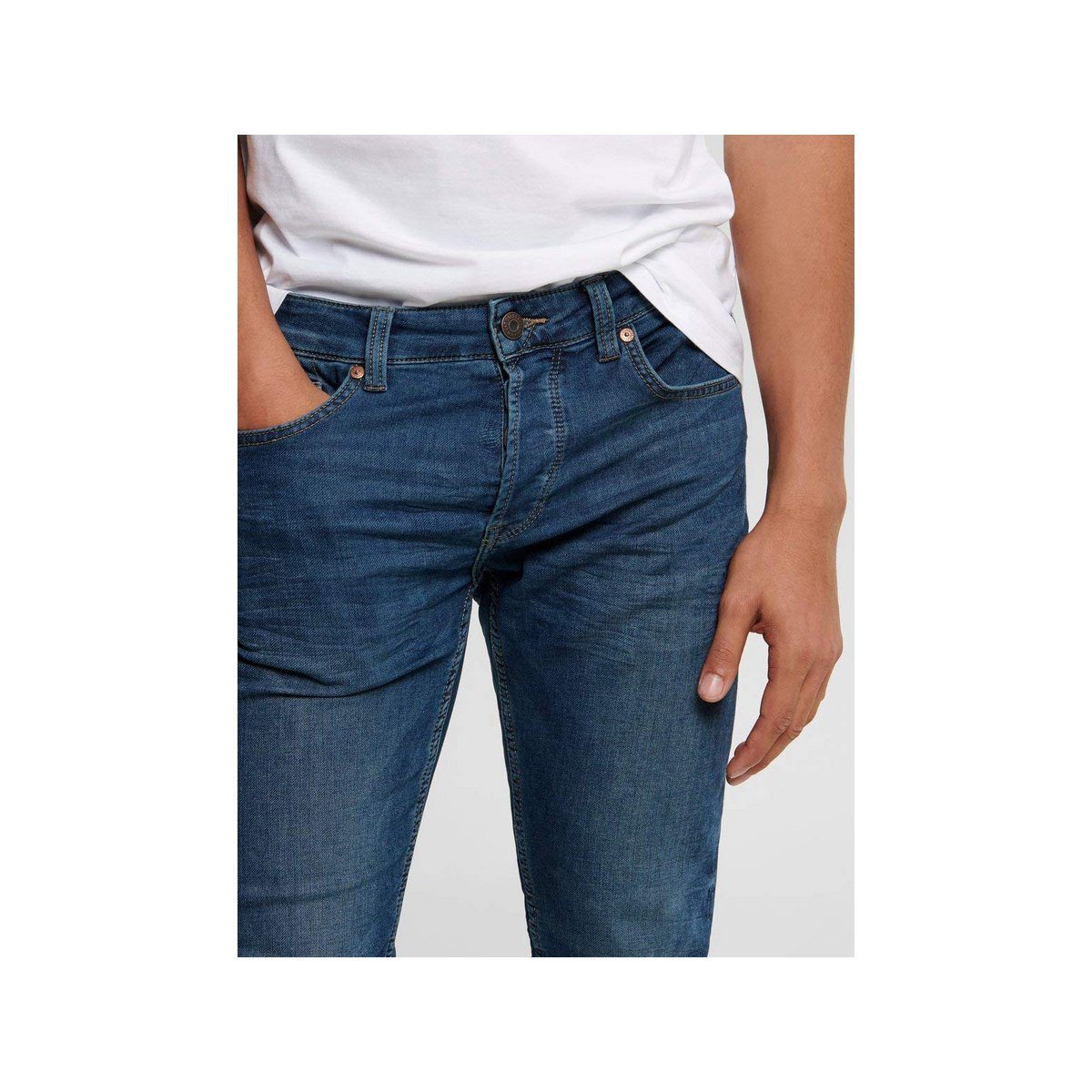 blau (1-tlg) Straight-Jeans ONLY