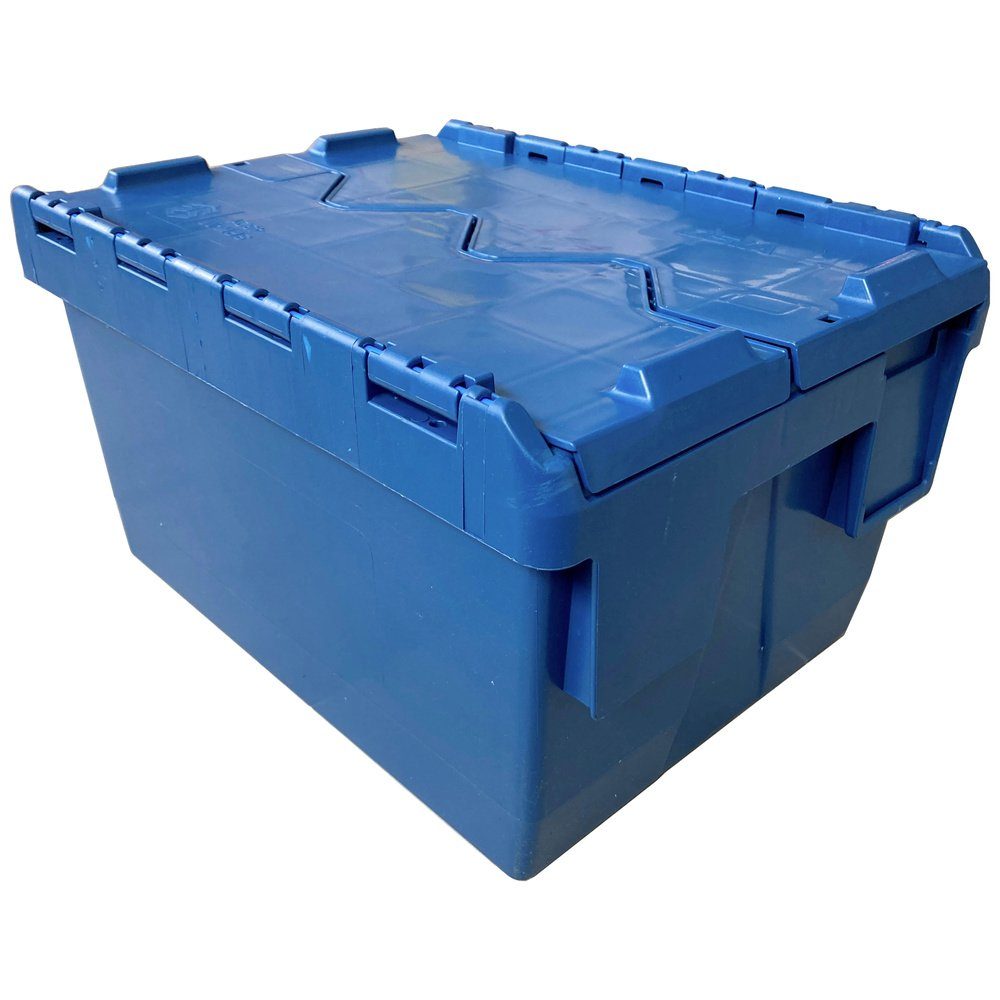 Aufbewahrungsbox VISO DSW4321 Klappdeckelbox (B x H x T) 400 x 200 x 300 mm Blau 1 S