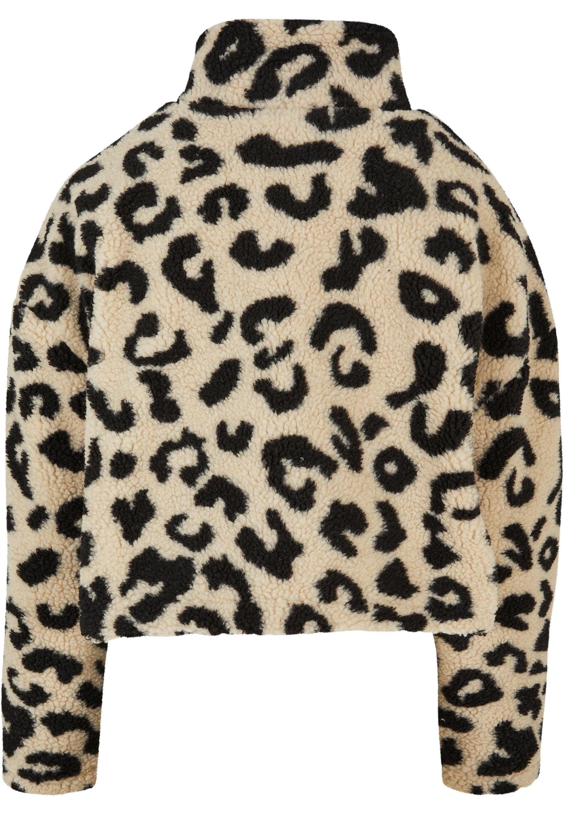 URBAN CLASSICS Kapuzenpullover Urban Classics Damen Ladies Short AOP Sherpa günstig online kaufen