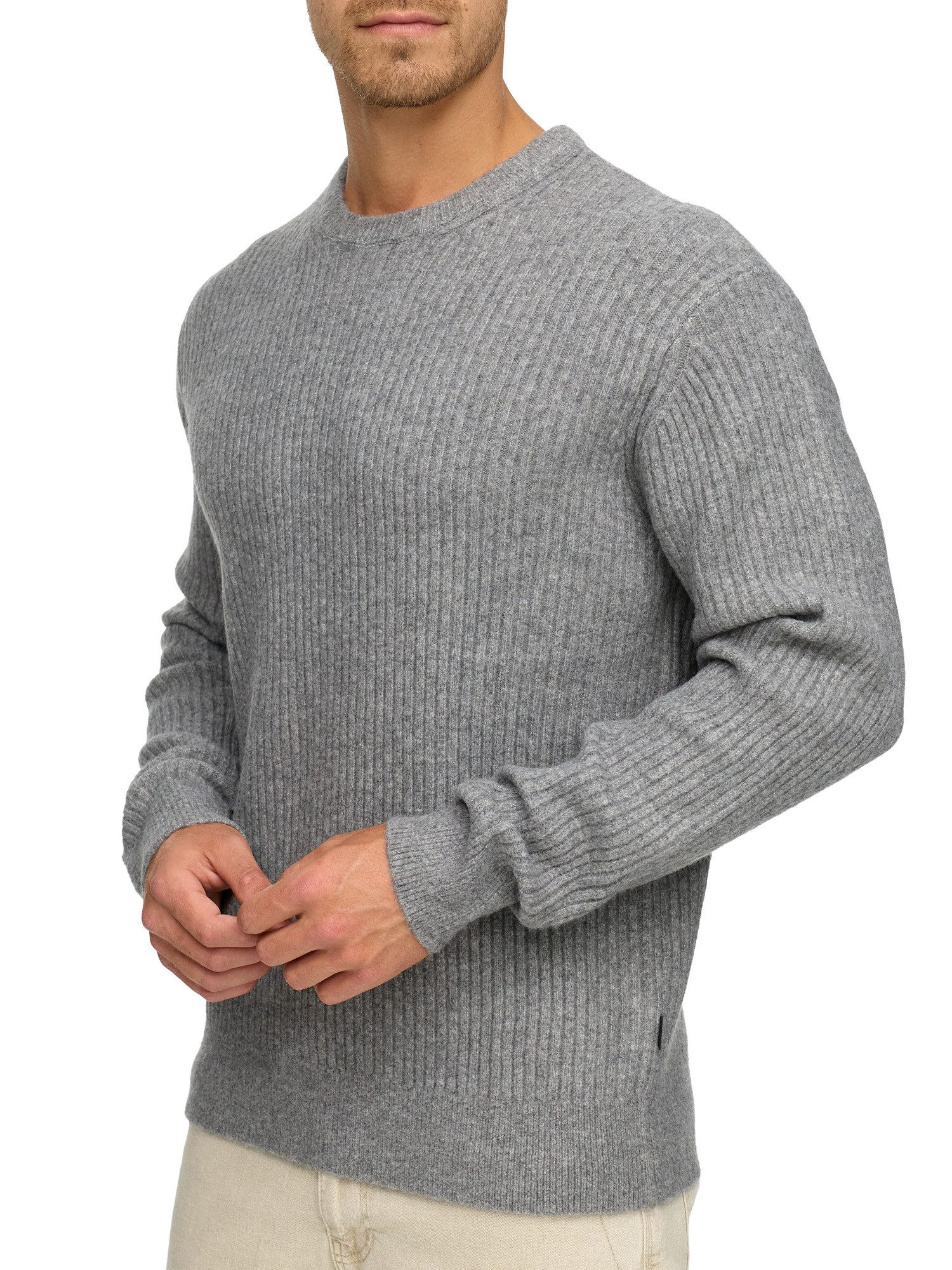 Indicode Rundhalspullover INBertram O-neck günstig online kaufen