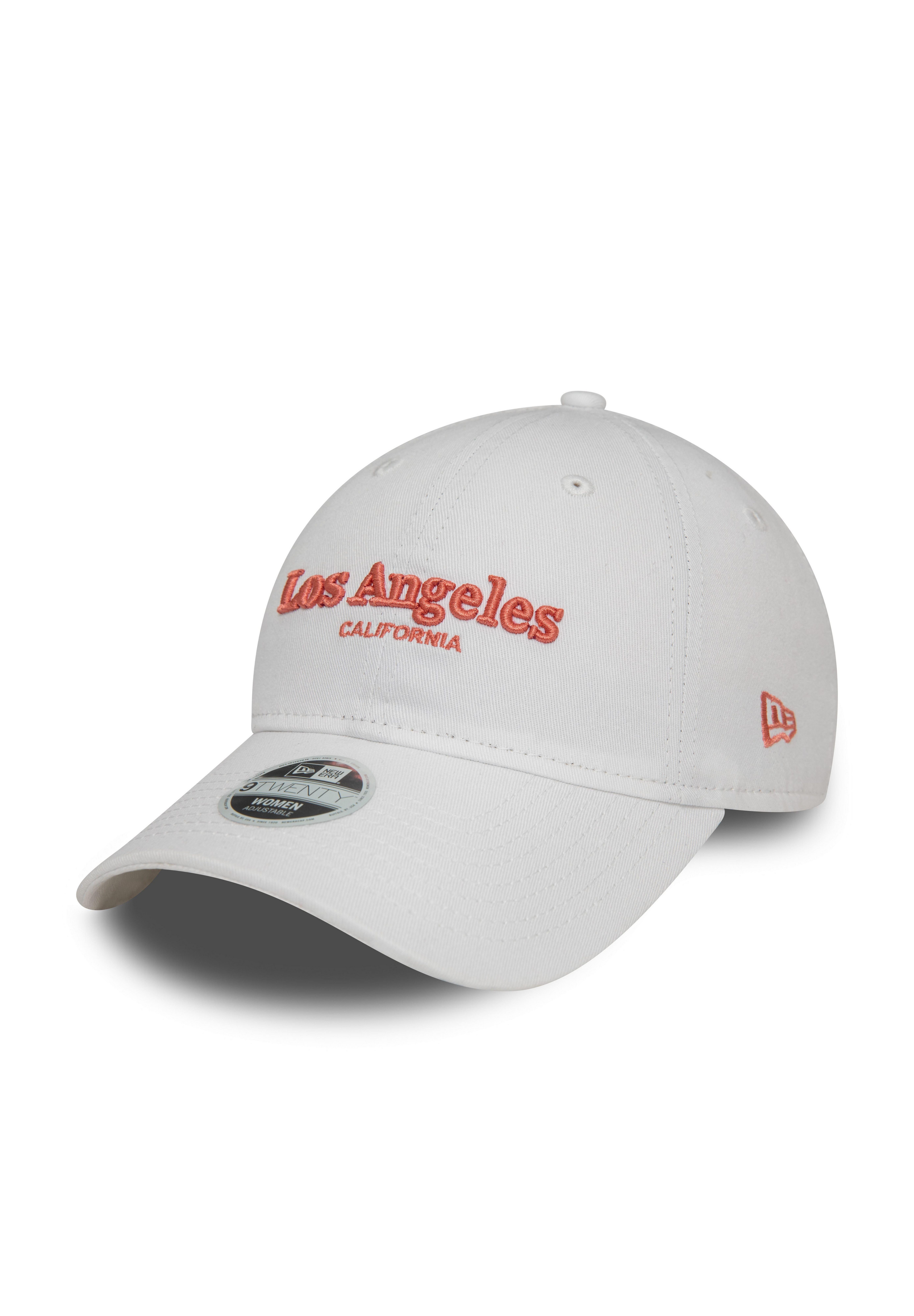 Baseball Cap Los Angeles Womens Wordmark Weiß Verstellbare 9Twenty Damen Cap New Er