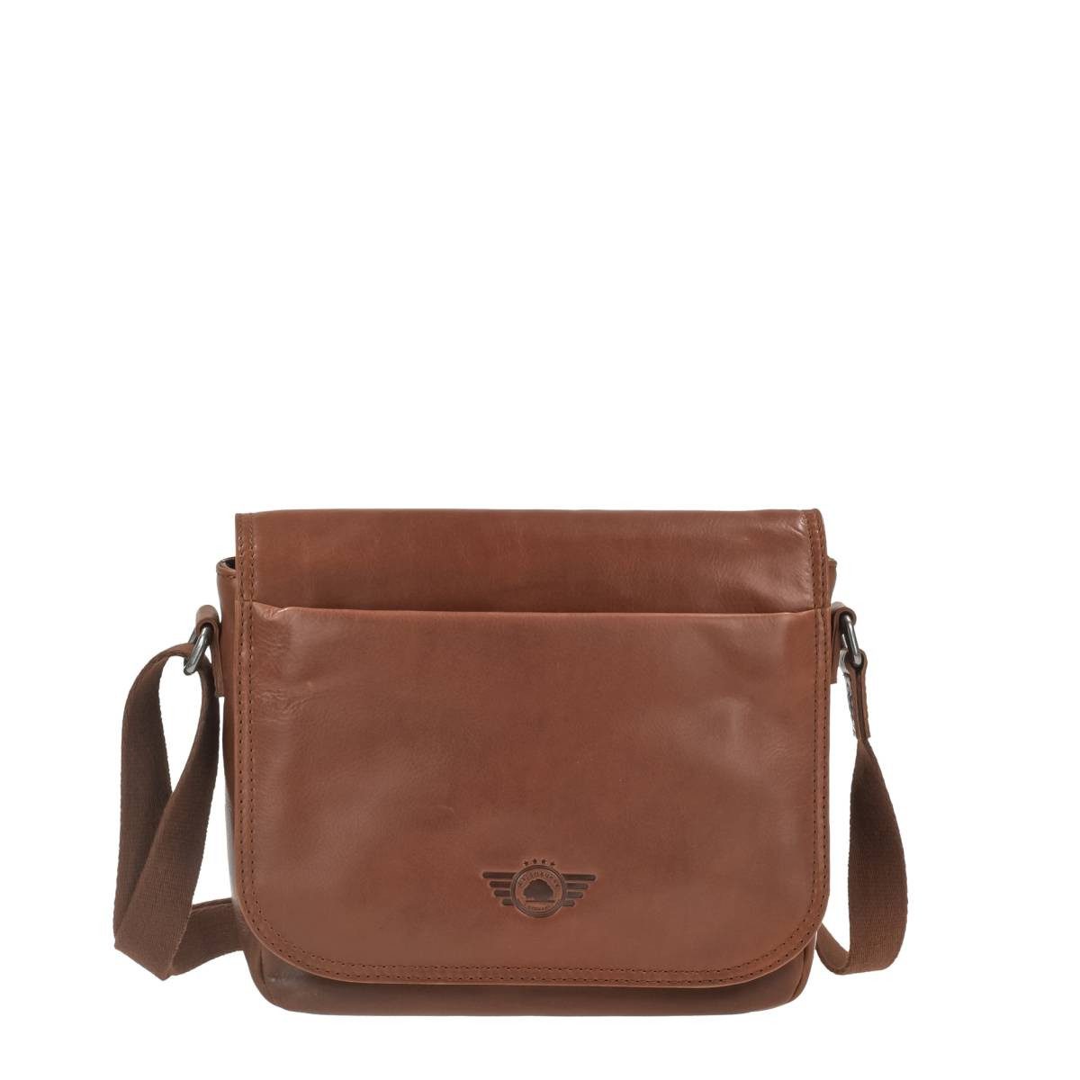 Umhängetasche "Waxy Vintage" Schultertasche 26x20cm kleine Messenger Damentasche