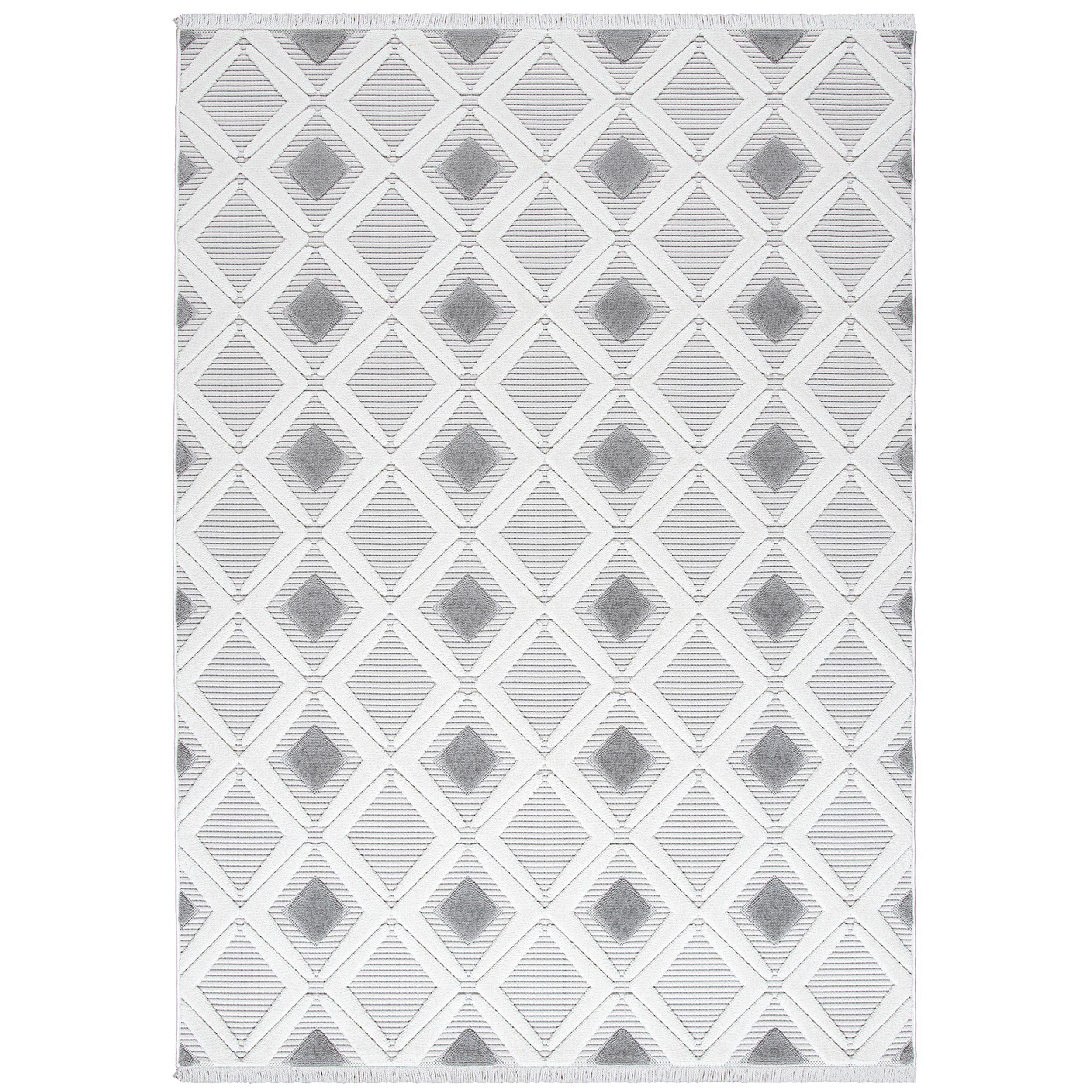 Designteppich Teppich OSLO - Harmony - Boho Eleganz in Creme, Sehrazat,  rechteckig, Höhe: 10 mm
