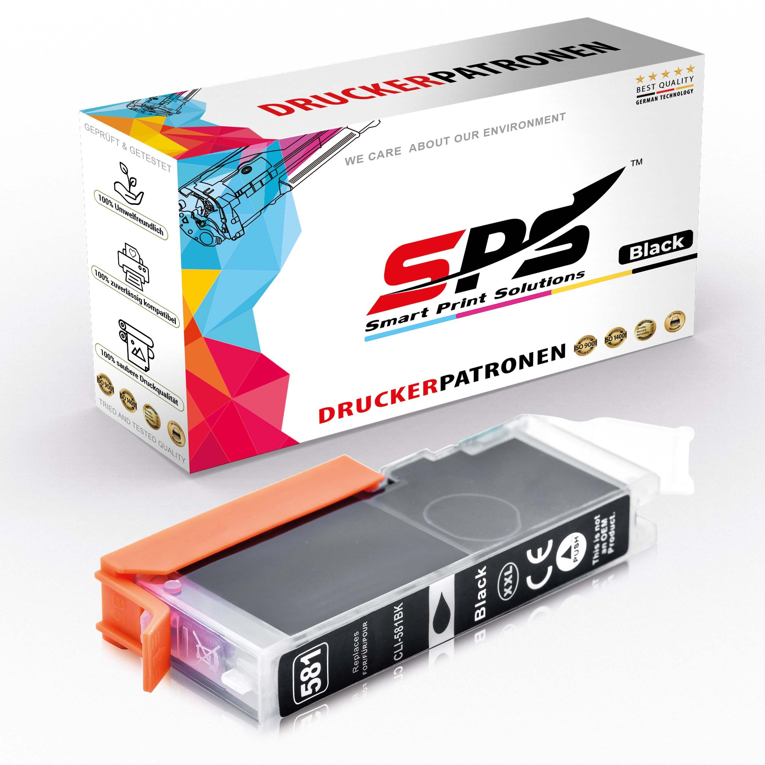 SPS Kompatible Tintenpatronen für Canon - CLI-581, 1x Schwarz, 4.590 Seiten Tintenpatrone (1er Pack, 1-tlg)