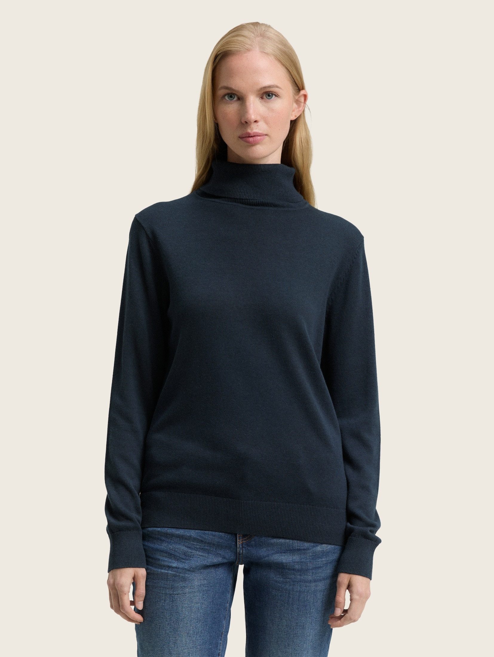 TOM TAILOR Strickpullover Pullover & Strickjacken Basic Rollkragenpullover günstig online kaufen