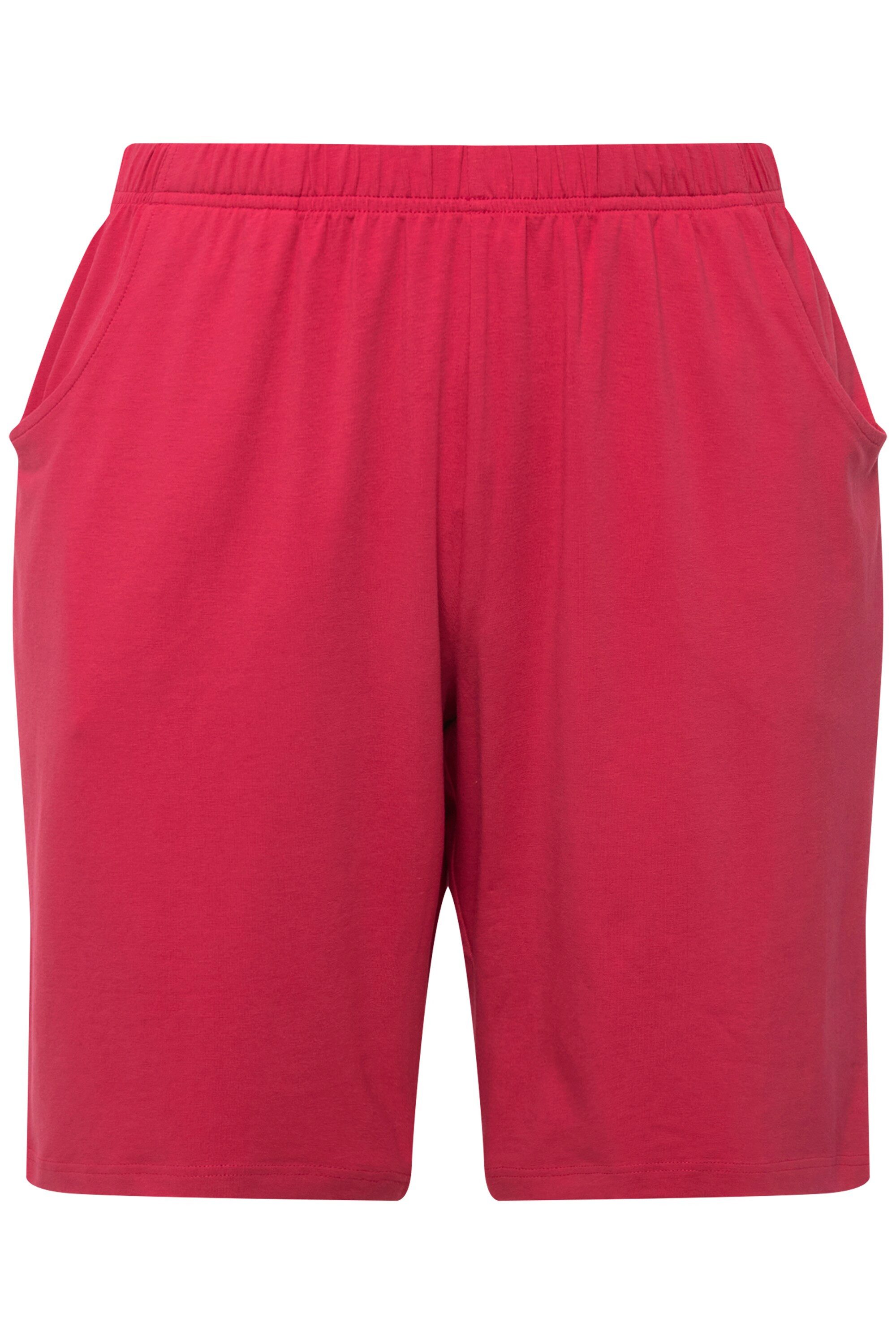 Ulla Popken Bermudas Jerseyshorts Taschen Elastikbund günstig online kaufen