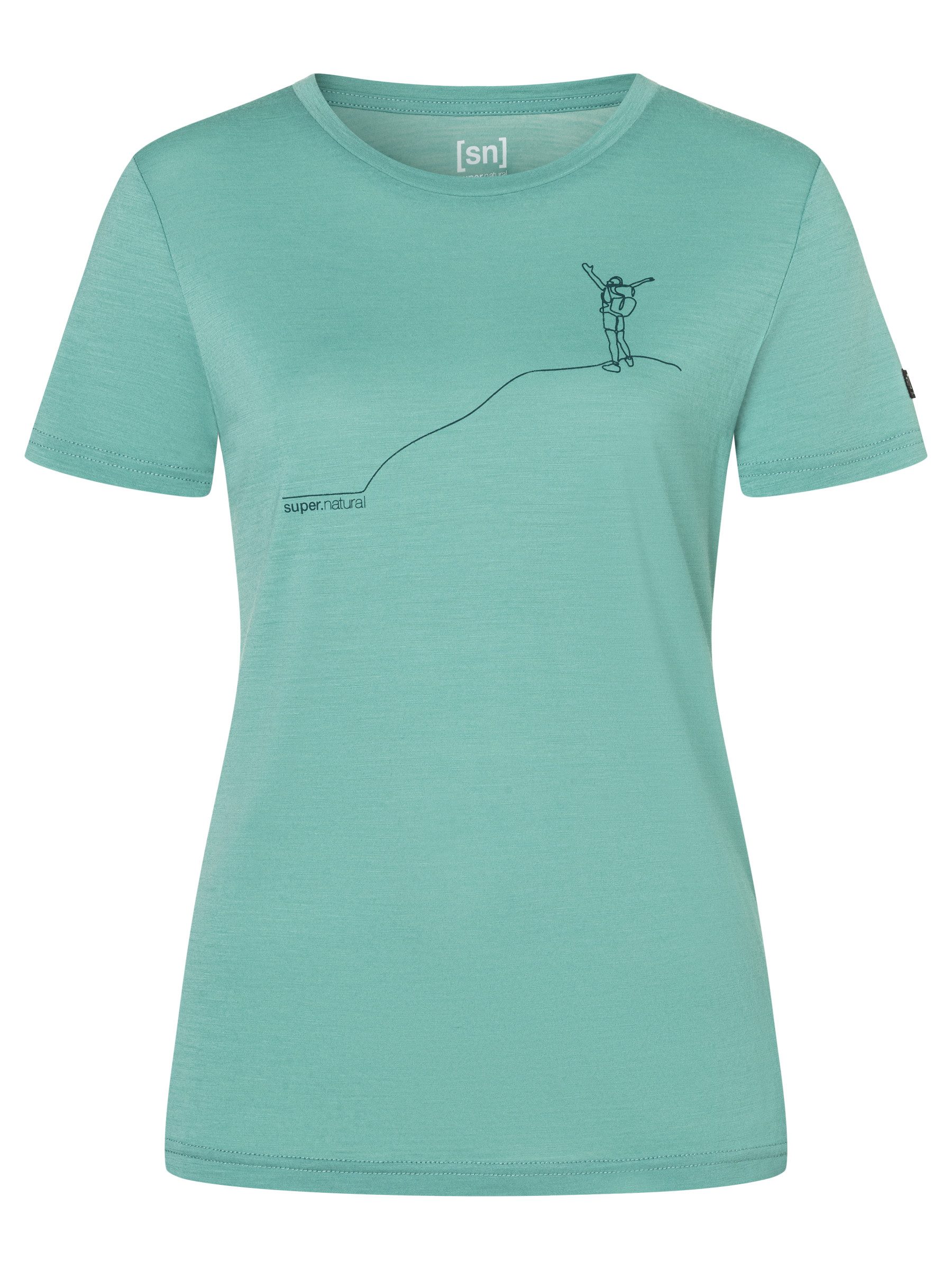 Print-Shirt Merino T-Shirt W GIPFELGLÜCK TEE