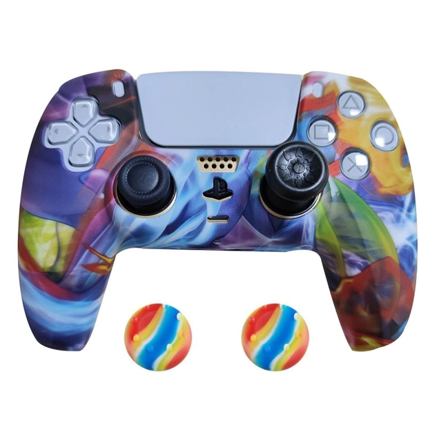 König Design Controller-Schutzhülle PlayStation PS5, Schutzhülle für PlayStation 5 Controller