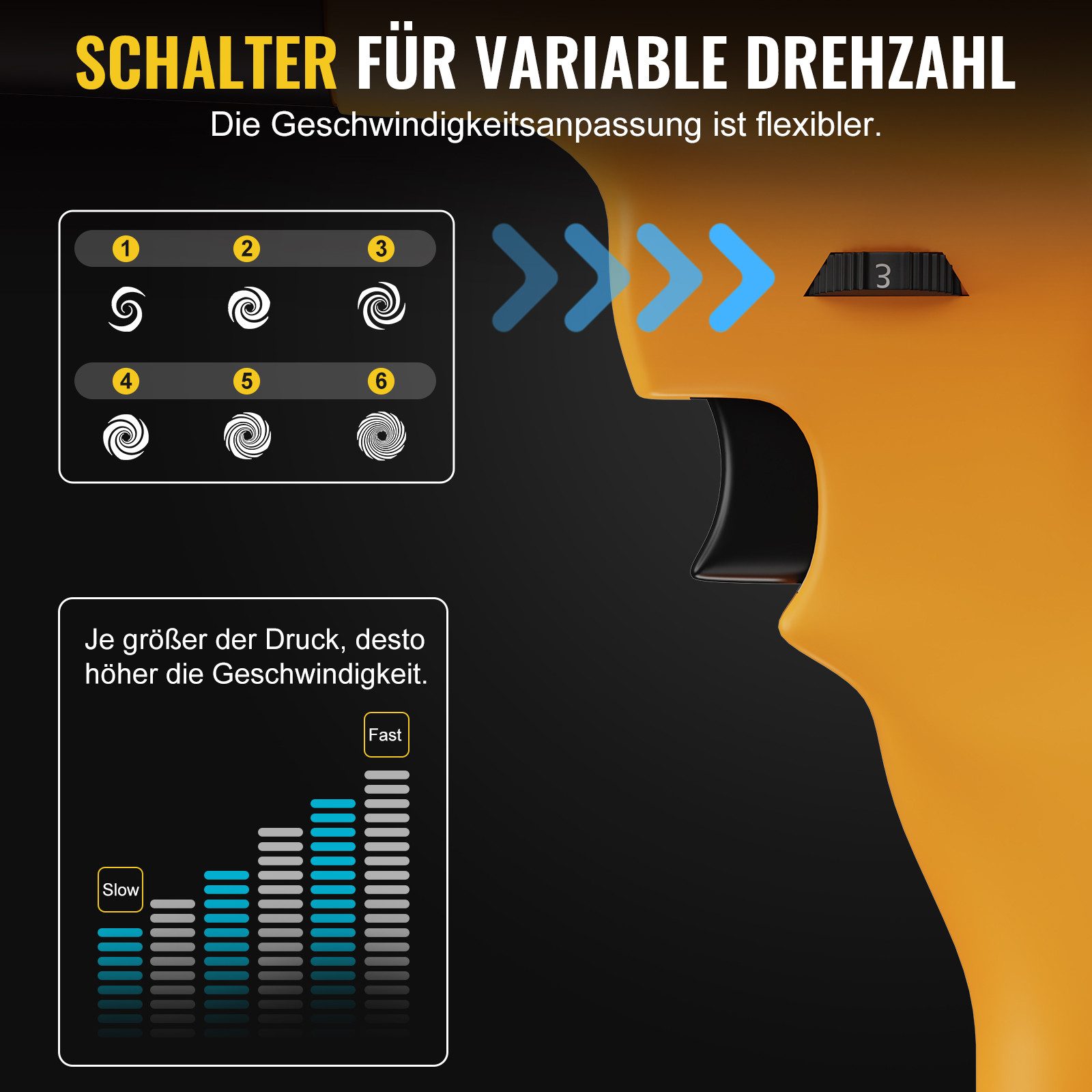 CONENTOOL Akku-Laubbläser Elektrischer Laubbläser 160 m/s, (mit 21V 2×4.0Ah Akkus und Ladegerät), Leichter Gartenbläser für die Terrassenpflege