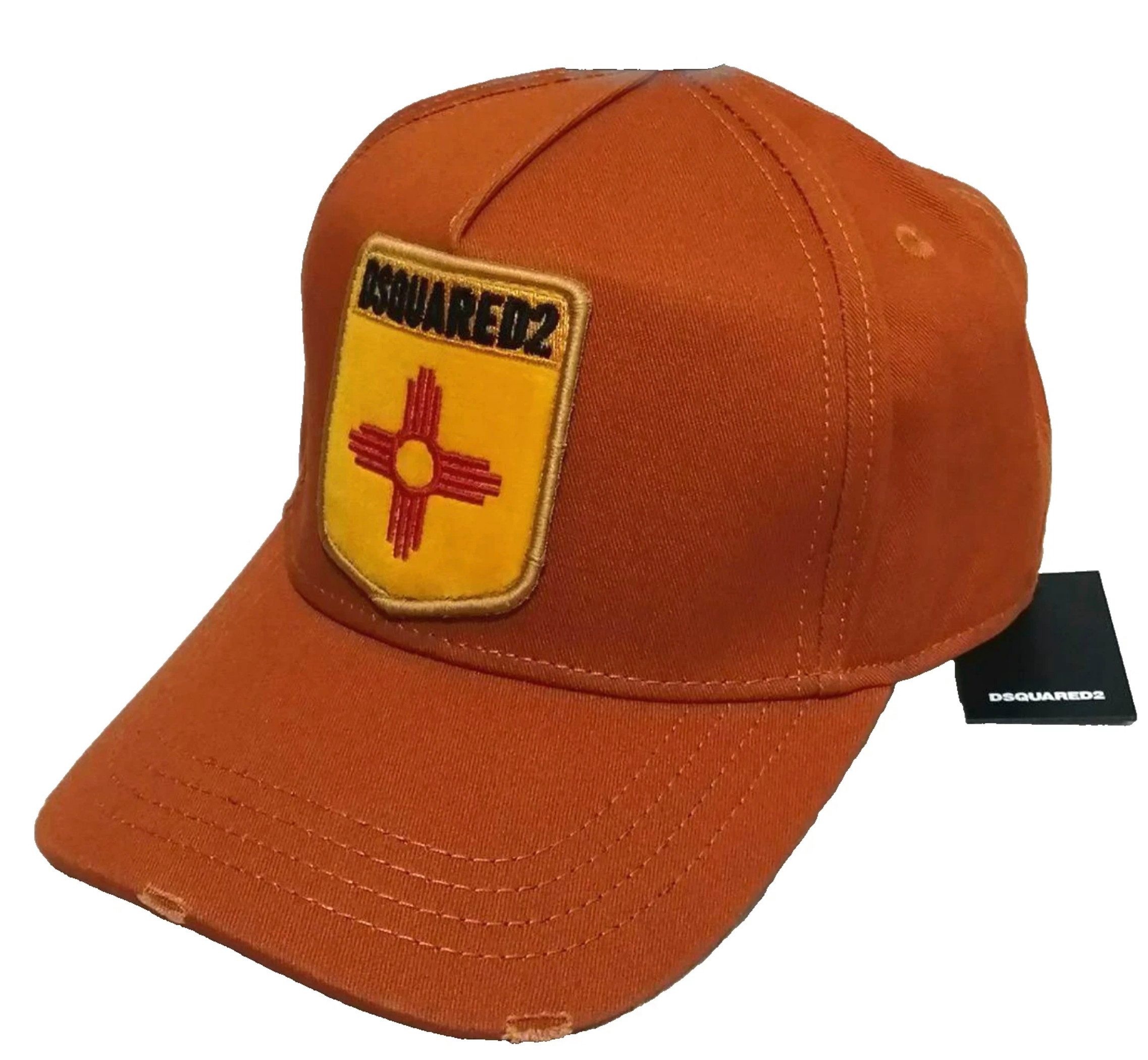 Dsquared2 Baseball Cap Icon Patch Shield Logo Kappe Mütze Unisex markant, detailverliebt und lässig.