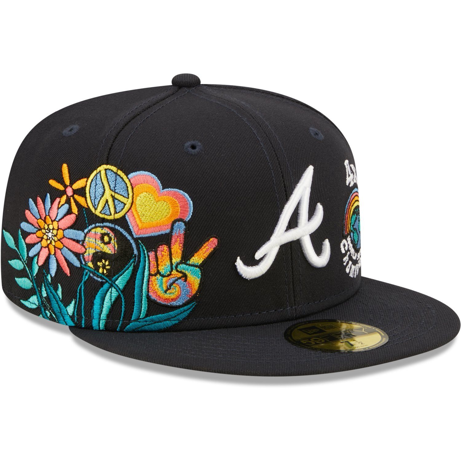 New Era Fitted Cap 59Fifty GROOVY Atlanta Braves