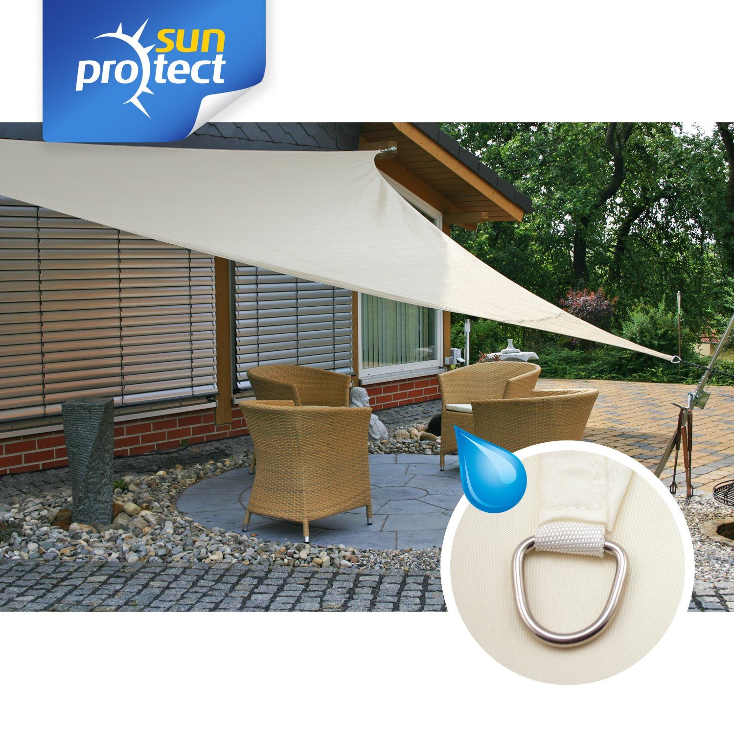 sunprotect Sonnensegel 3,6 x 3,6 x günstig online kaufen