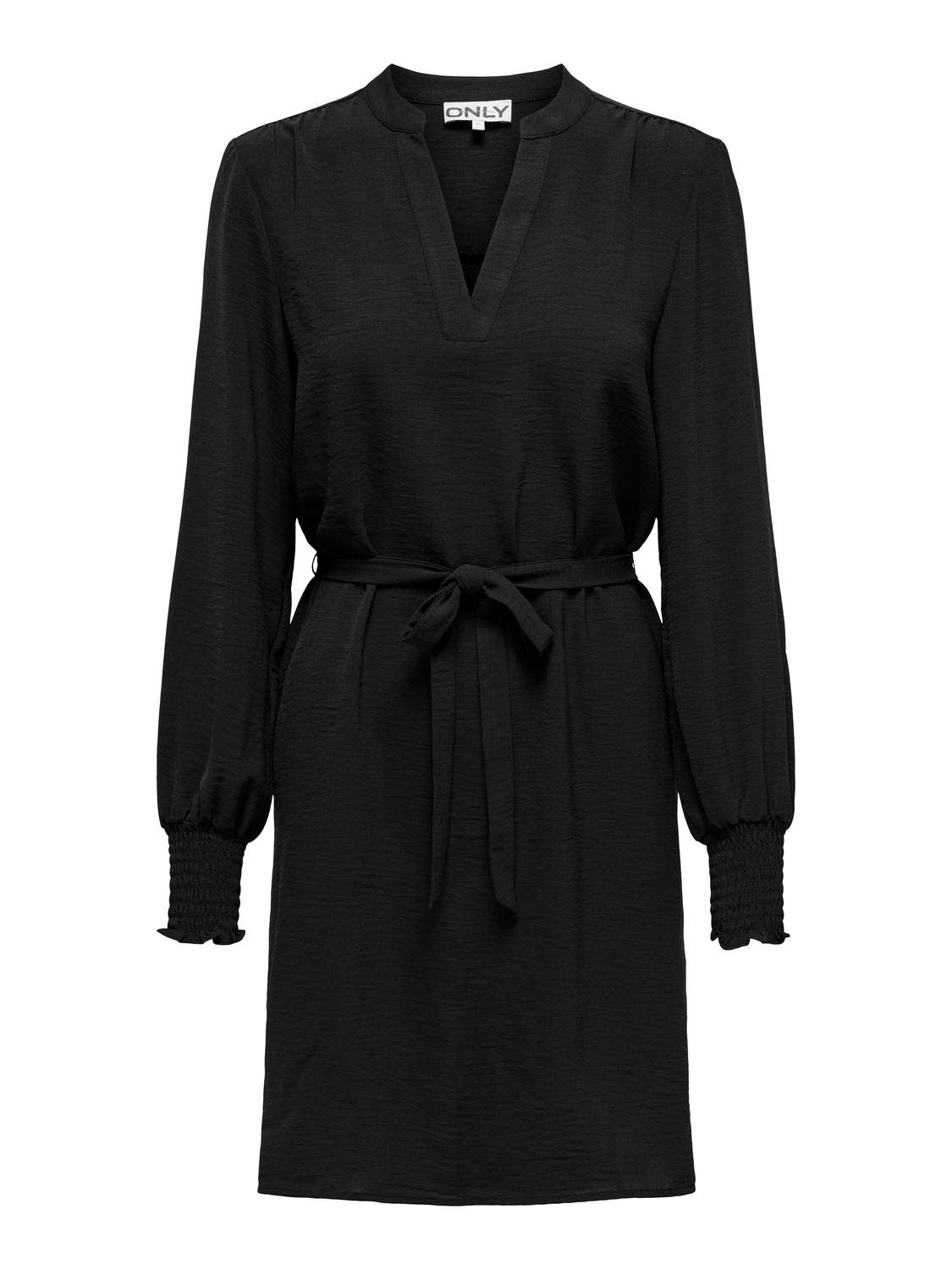 ONLY Minikleid ONLMETTE LIFE V-NECK SMOCK günstig online kaufen