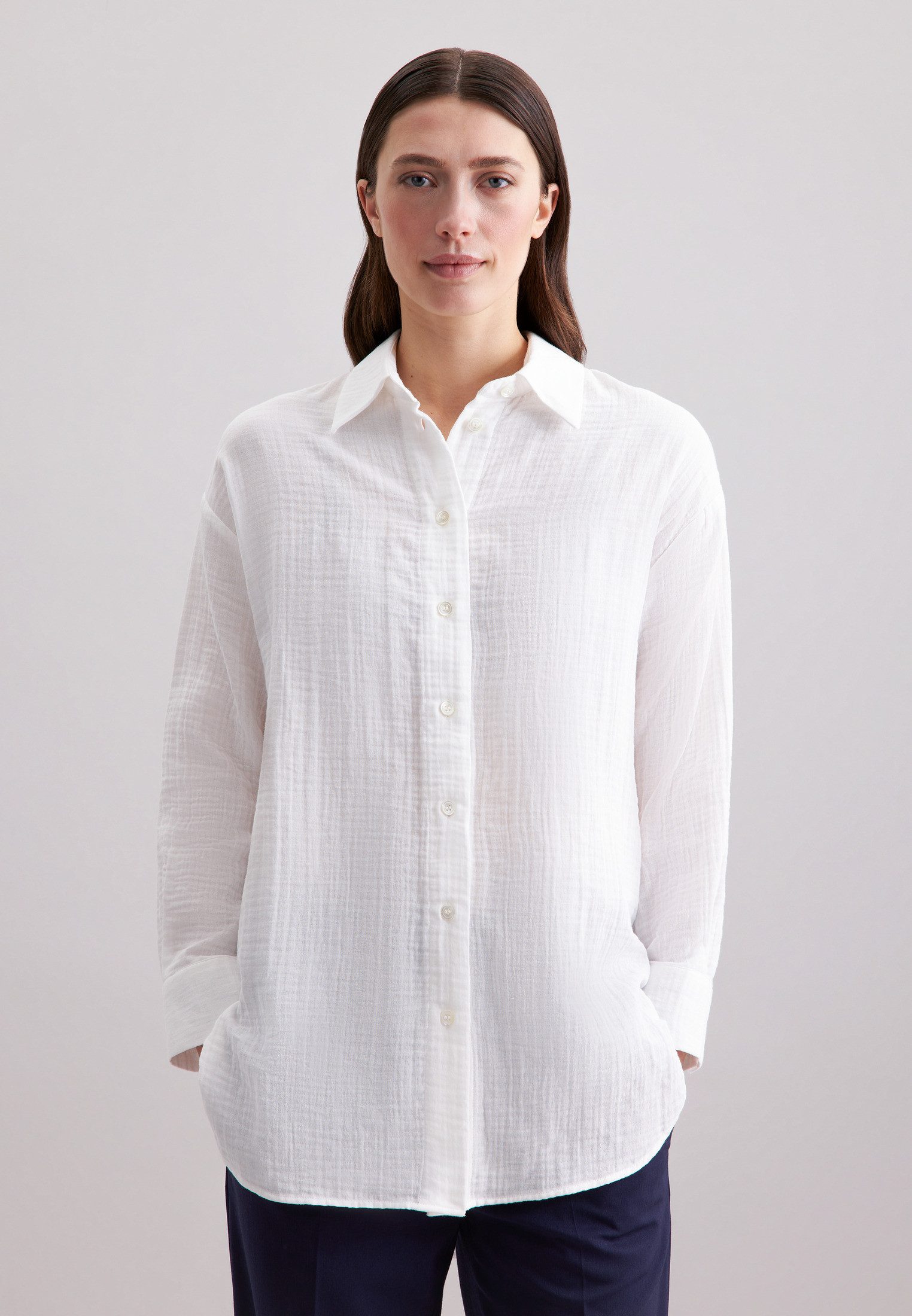 seidensticker Longbluse 1/1 Uni günstig online kaufen