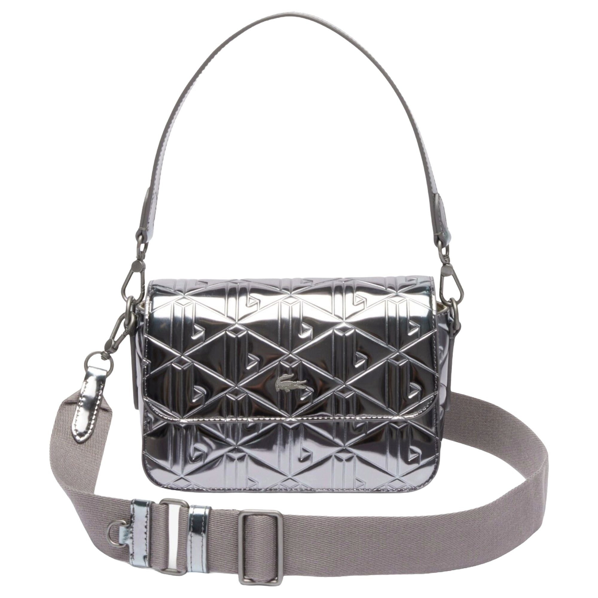 Lacoste Umhängetasche Holiday - Umhängetasche (shiny dark silver)