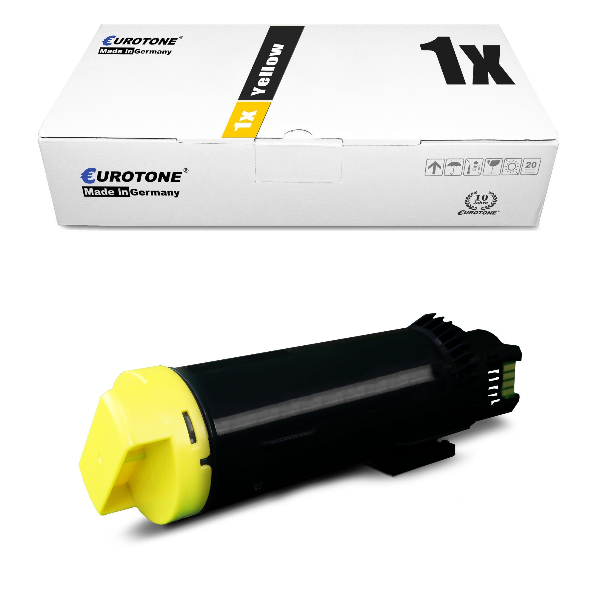 Eurotone Tonerkartusche Toner ersetzt Dell 0CX53 825 H Yellow 625 820 fr