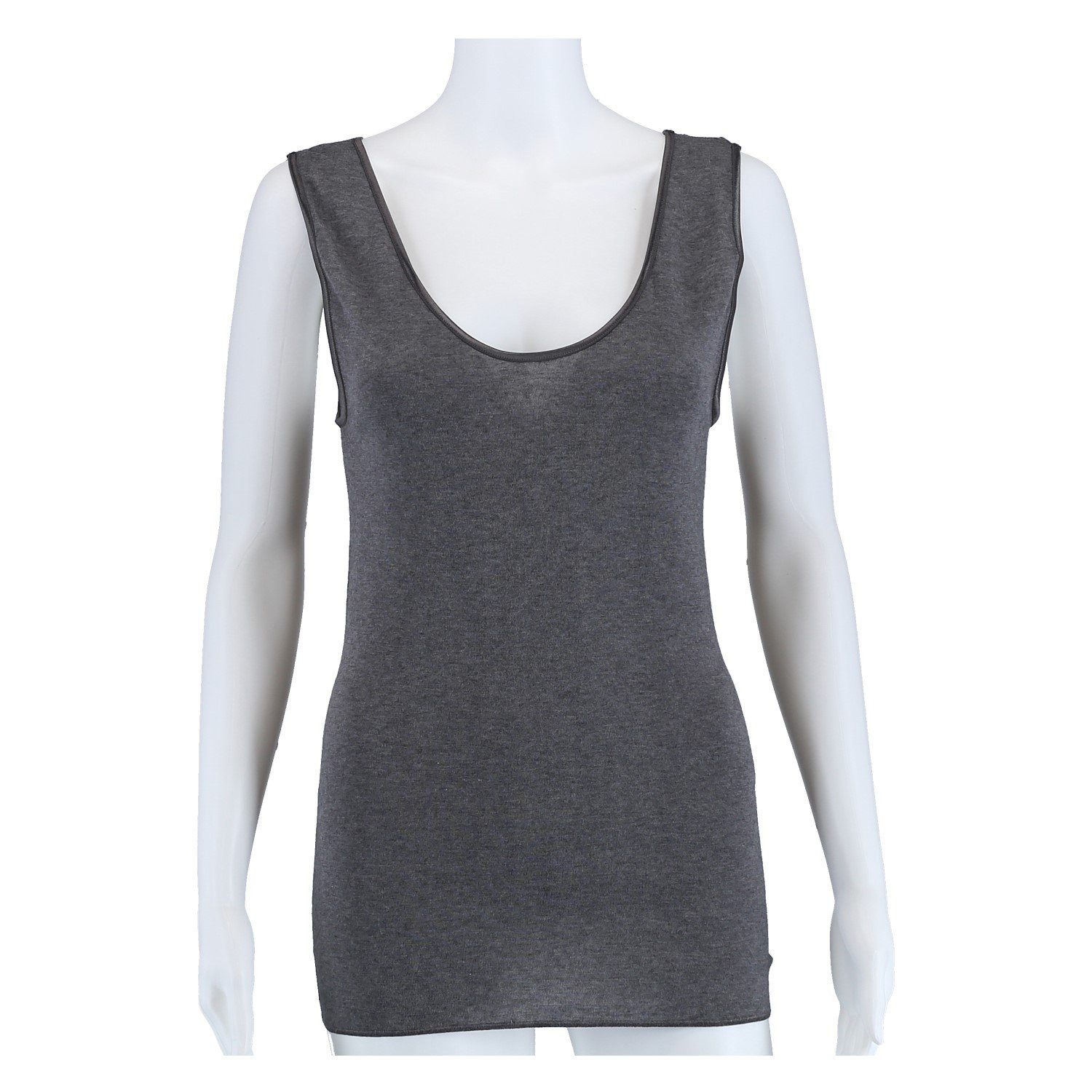 Medima Tanktop Unterwäsche Unterhemd Tank Top ärmellos (Kaschmir) grau Damen (Gr)