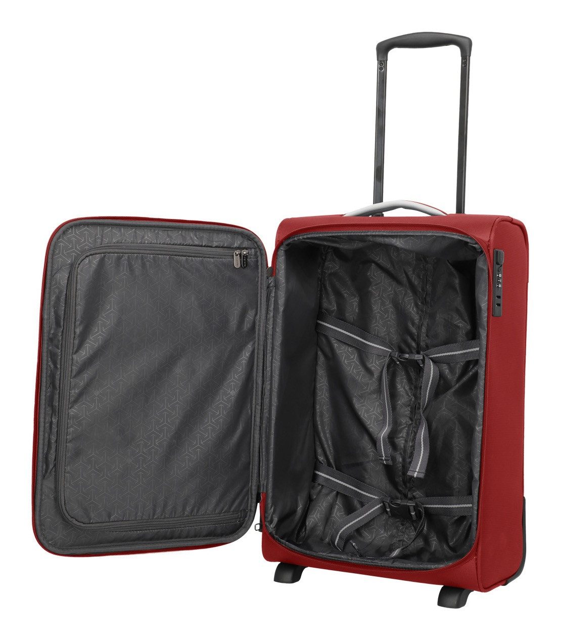 travelite Handgepäck-Trolley JETPACK Slim 2 Cabin Handgepäck Koffer, 4 Rollen