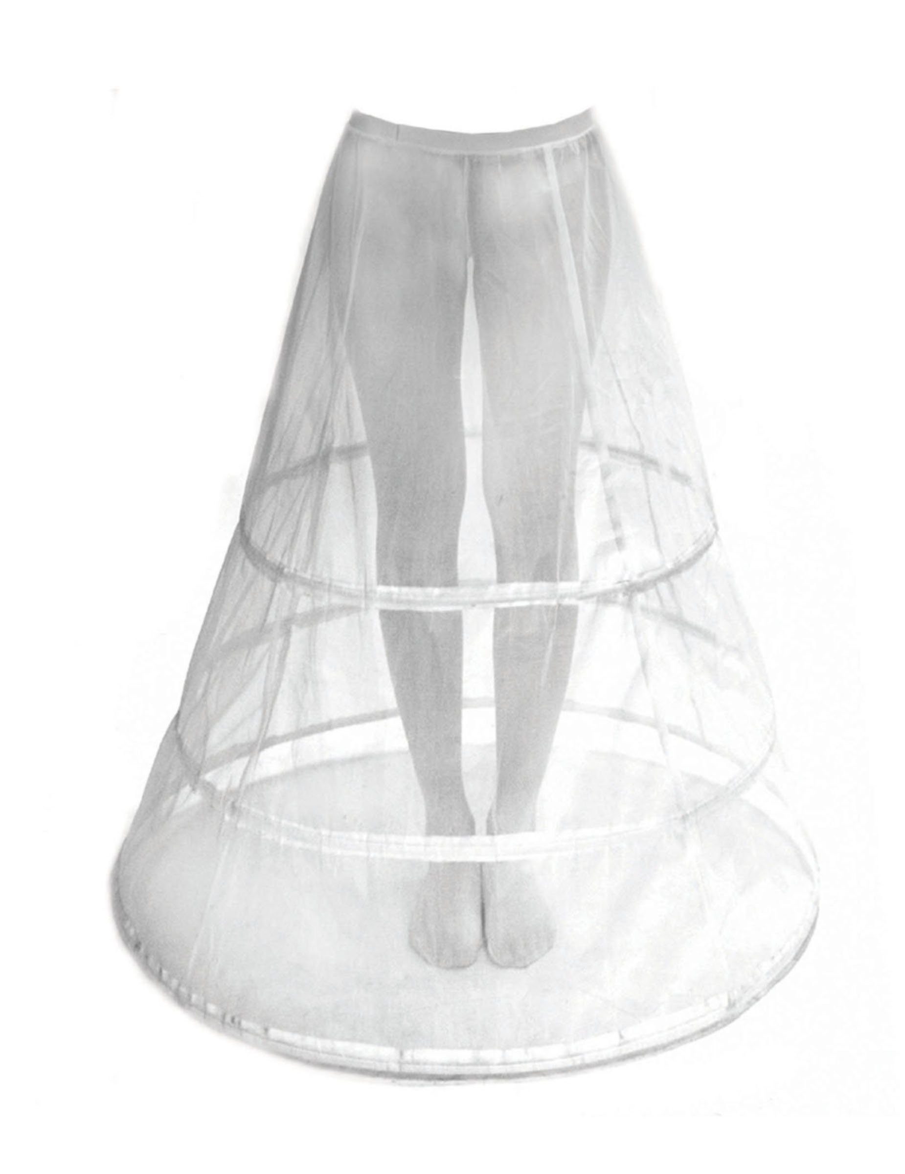 Espa Partyanzug Voluminöser Petticoat für Erwachsene weiss