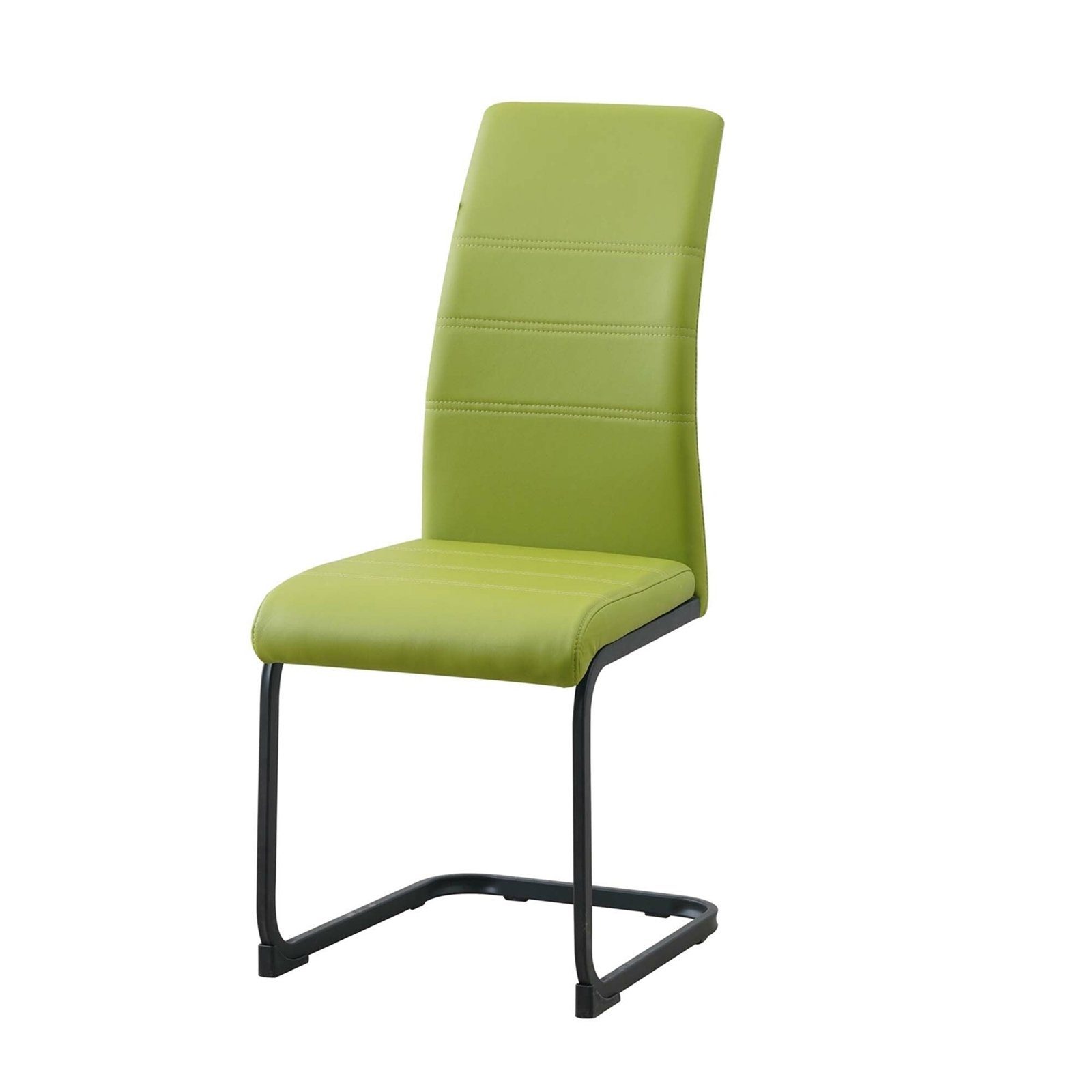 HTI-Living Freischwinger Schwingstuhl SallyP PU Grün günstig online kaufen