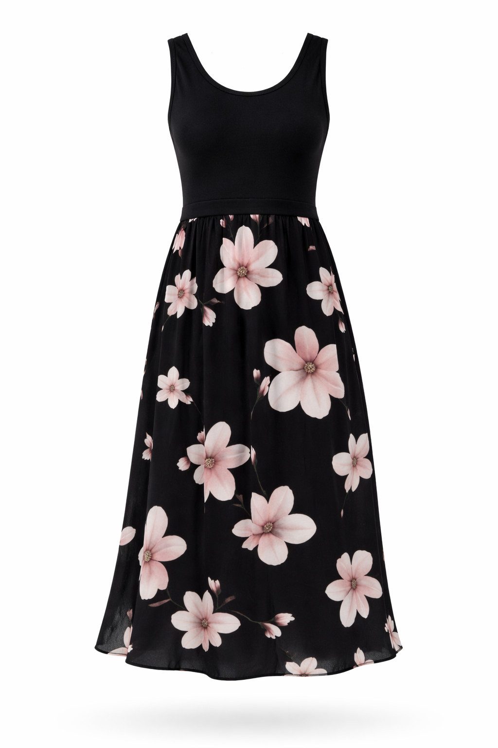 ITALY VIBES Sommerkleid - gemustertes Kleid - ITALY VIBES - trendiger Print - Maxikleid - ONE SIZE / Einheitsgröße = passt hier Gr. 34 - 38 / XS - M