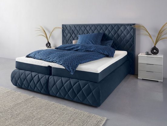 PLACES OF STYLE Boxspringbett ALARIC - Einrichtungsbeispiel