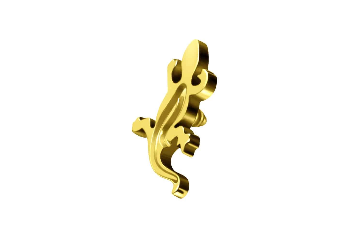 Piercing-Set Titan Schraubaufsatz mit Außengewinde GECKO