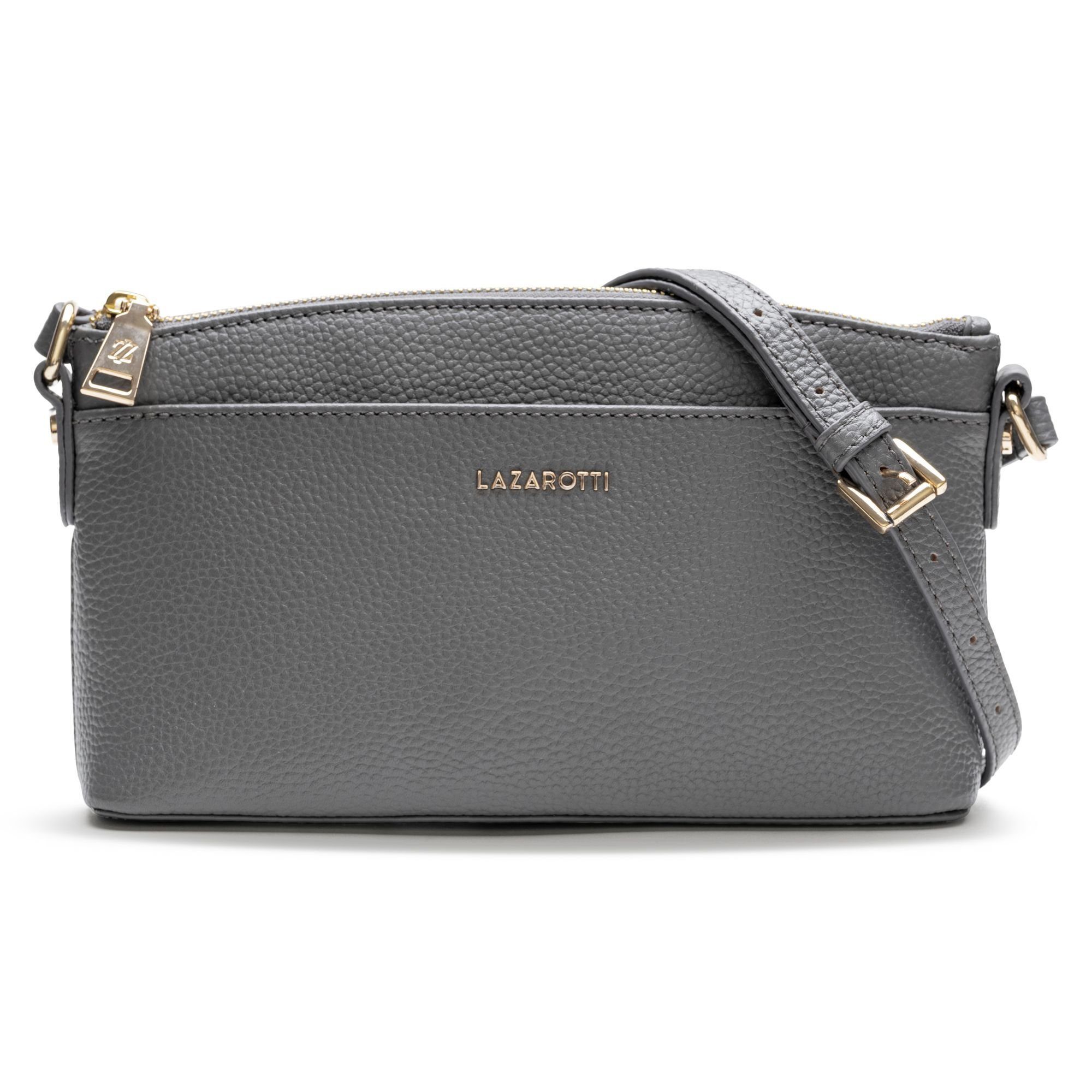 Lazarotti Umhängetasche Bologna Leather, Leder