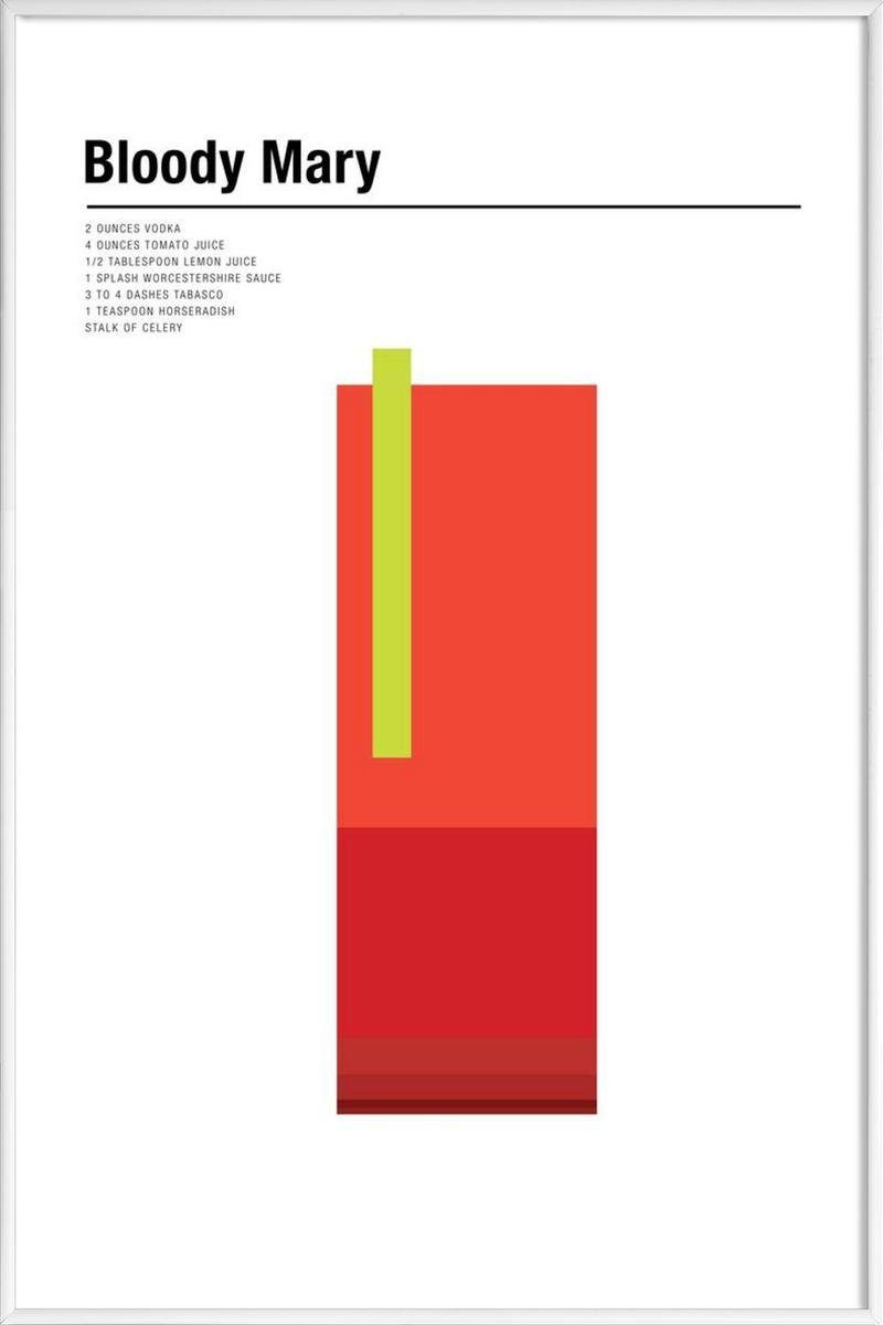 Poster in einem cm Juniqe Galeriequalität St), Fine-Art-Print 1 Poster Nick Barclay mit Kunststoffrahmen, breiten, weißen (1 mit Rand