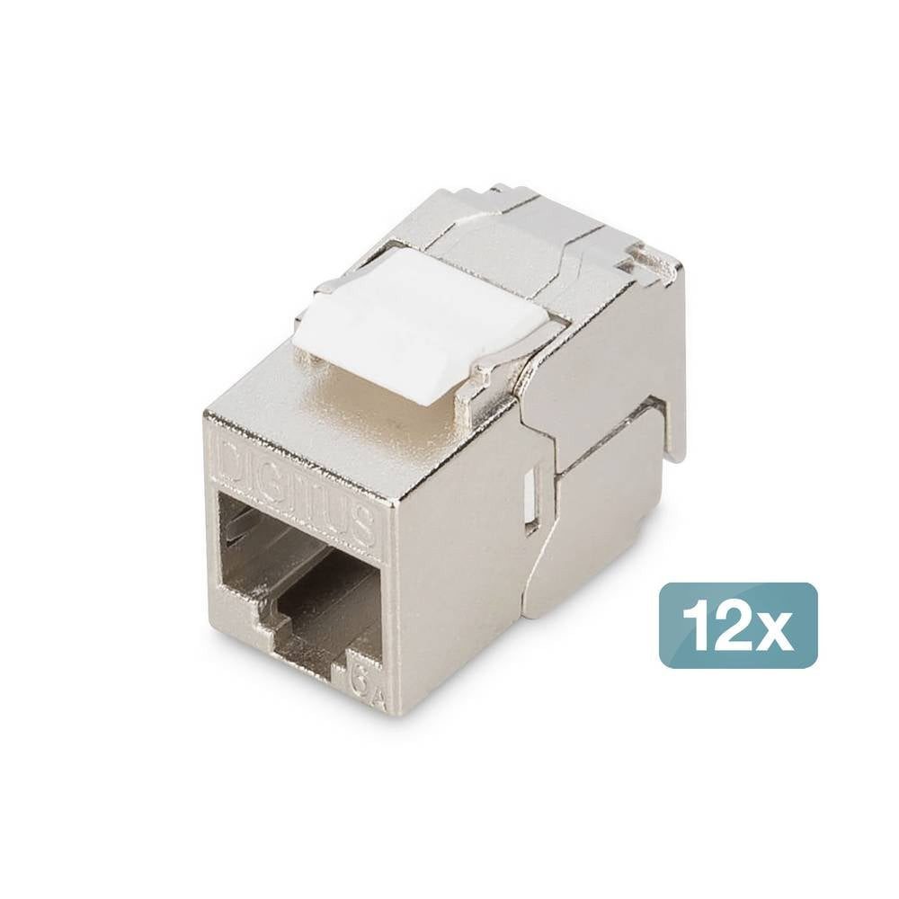 Digitus RJ45-Einbaumodul Keystone CAT 6a 1 St. DN-93615-S-12 Netzwerk-Adapter