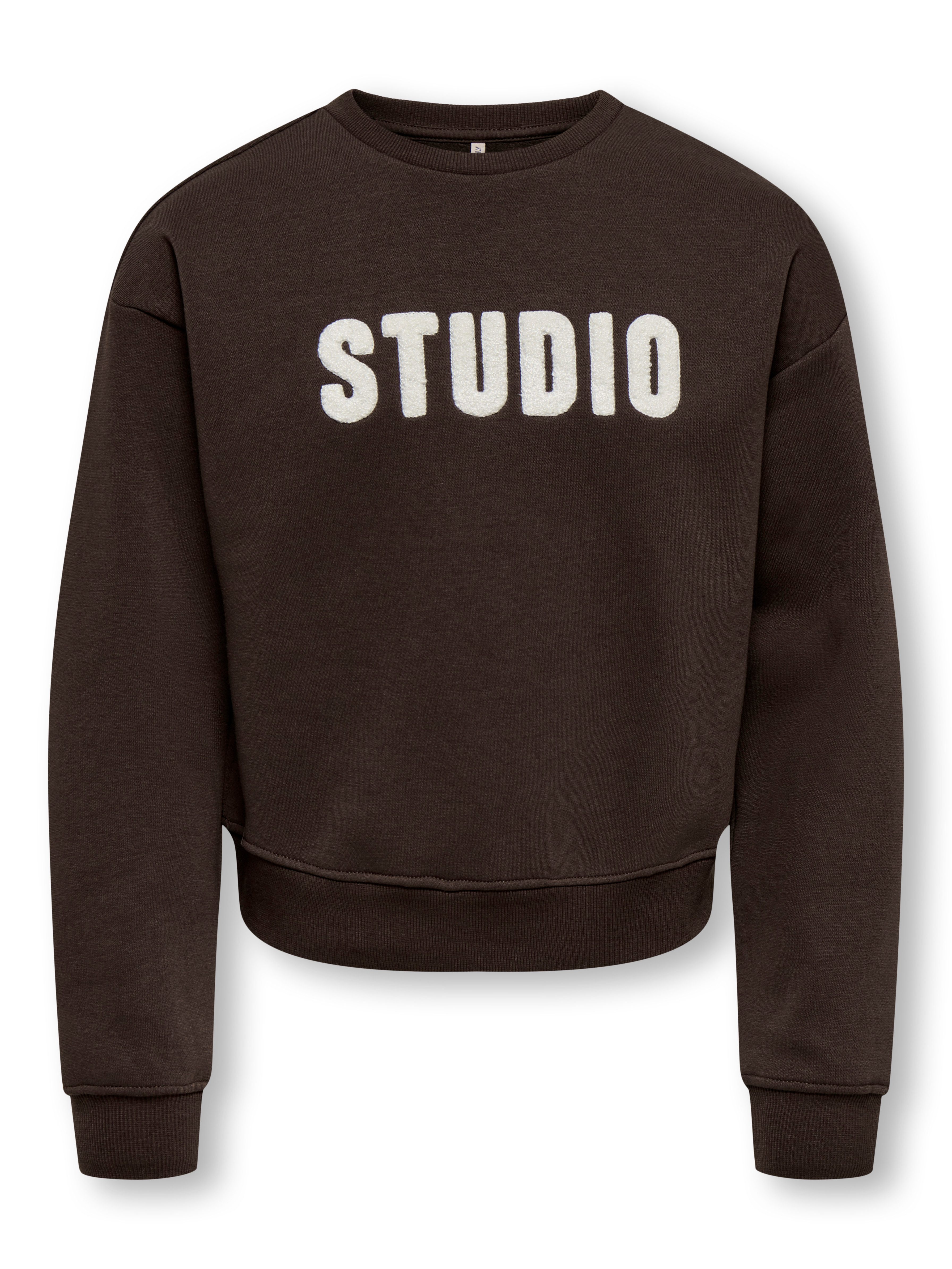 KIDS ONLY Sweatshirt KOGSWEAT LS CREW OVZ STAT SWT NOOS Baumwollmischung, loose fit