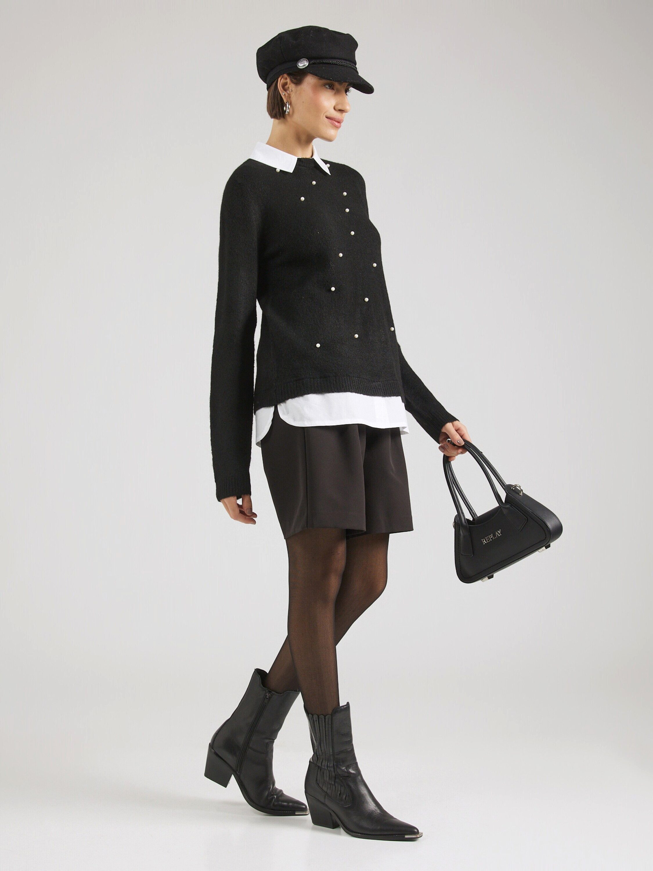 JDY Strickpullover JDYDREA NIA (1-tlg) Perlen