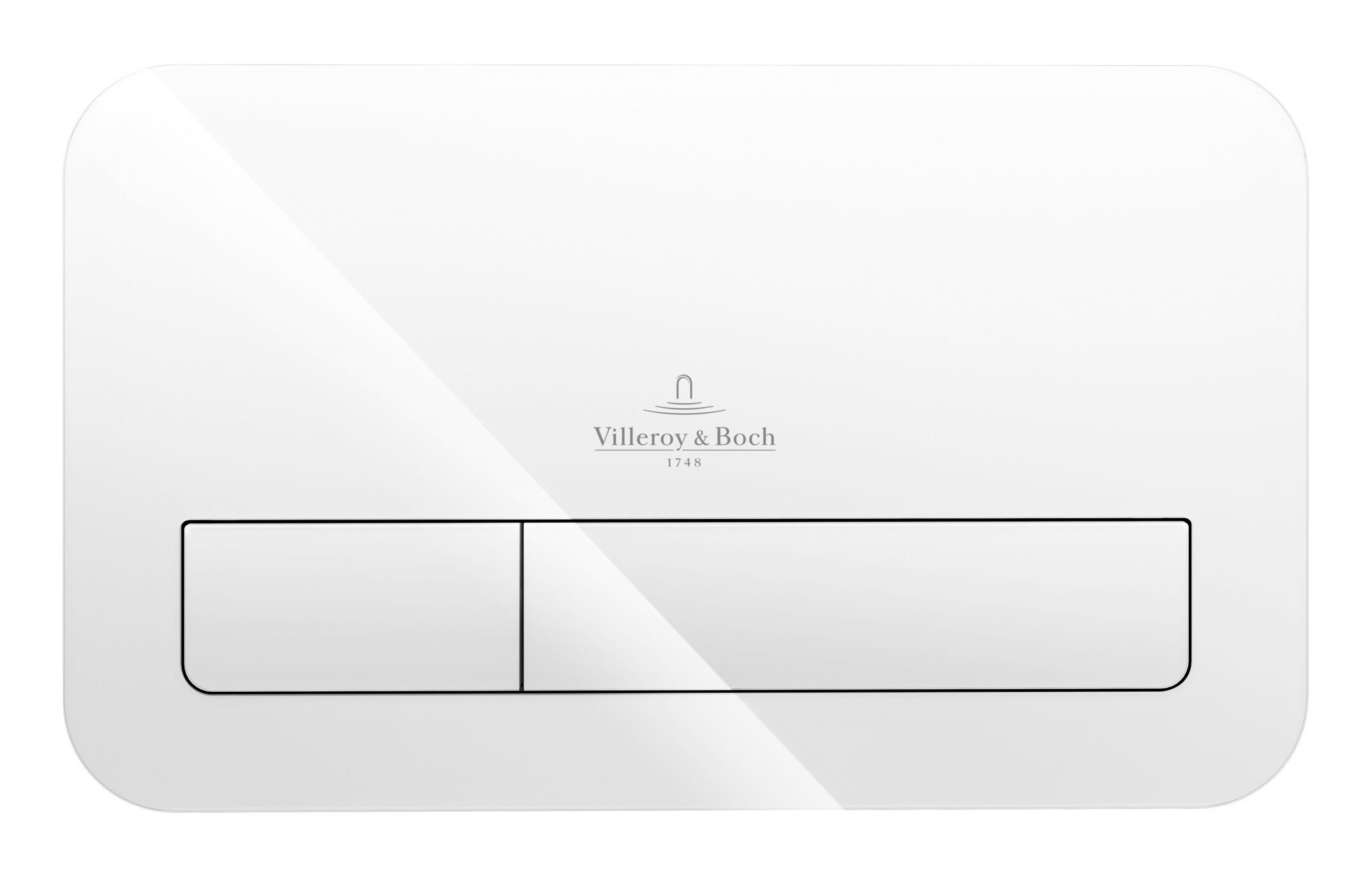 Villeroy & Boch Betätigungsplatte ViConnect Installationssysteme, WC 2-Mengen-Spülung 269 x 60 x 161 mm