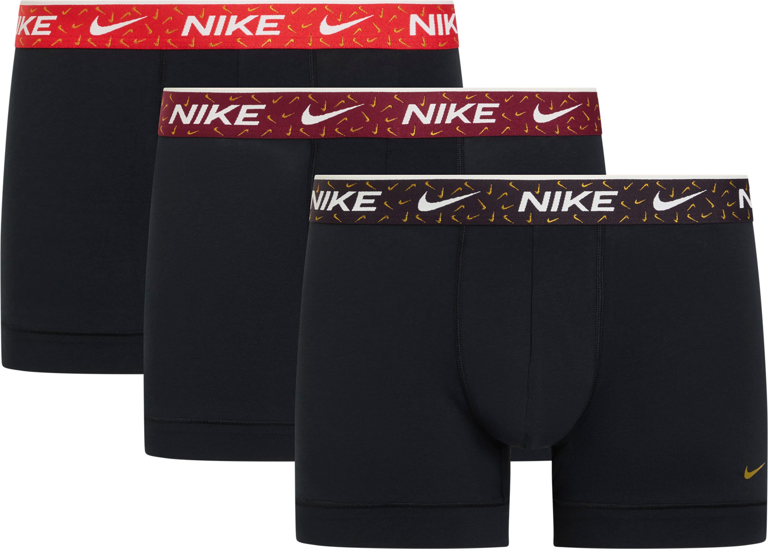 Nike Underwear Trunk TRUNK 3PK (Packung, 3-St., 3er) mit Logo-Elastikbund