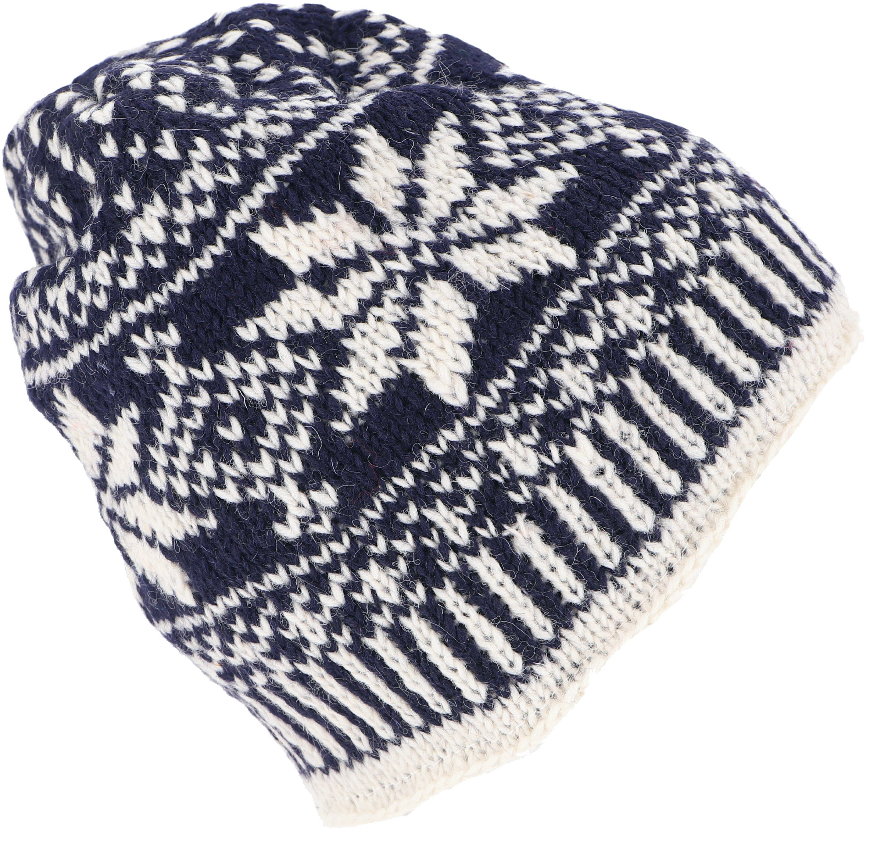 Guru-Shop Strickmütze Wollmütze aus Nepal, handgestrickte Mütze,.. günstig online kaufen